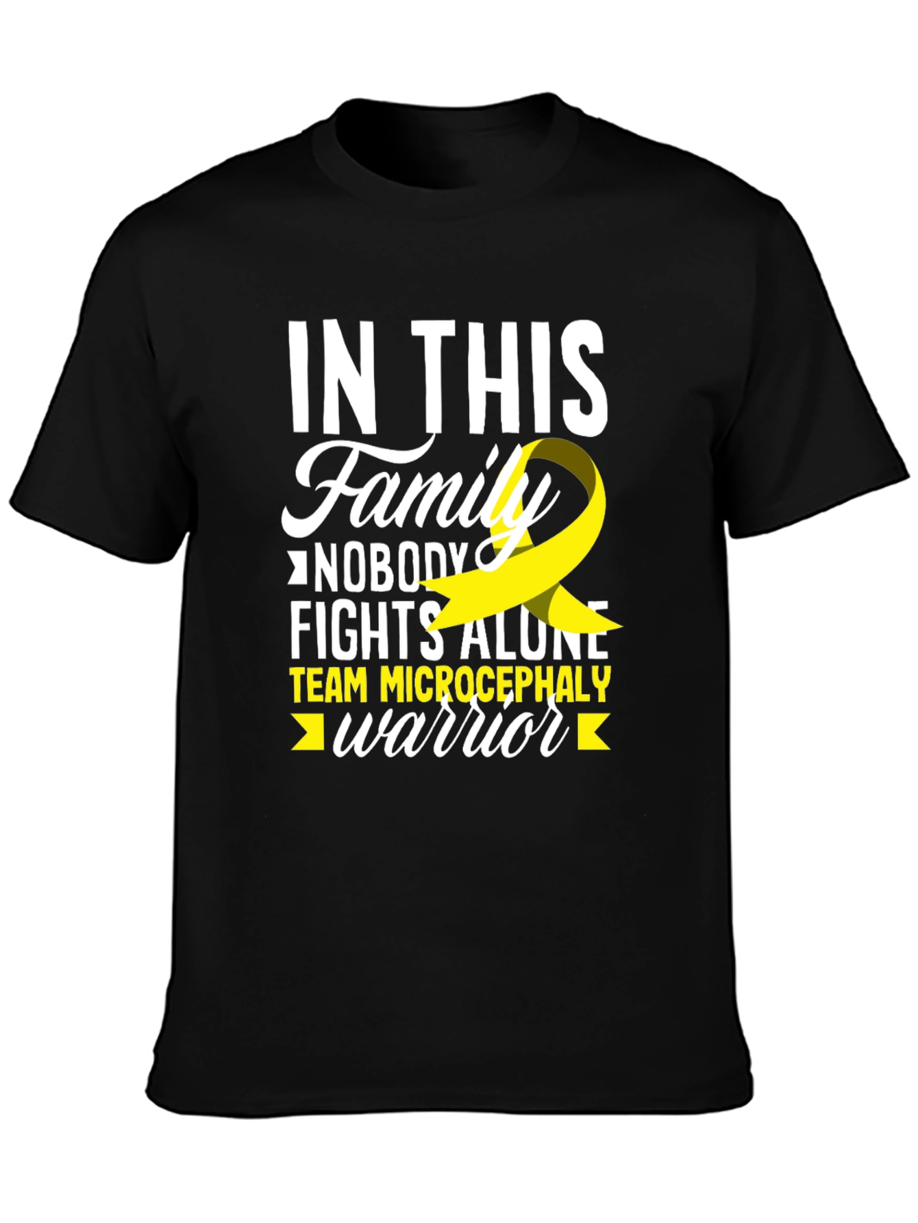 Microcephaly Awareness T-Shirt: Nobody Fights Alone