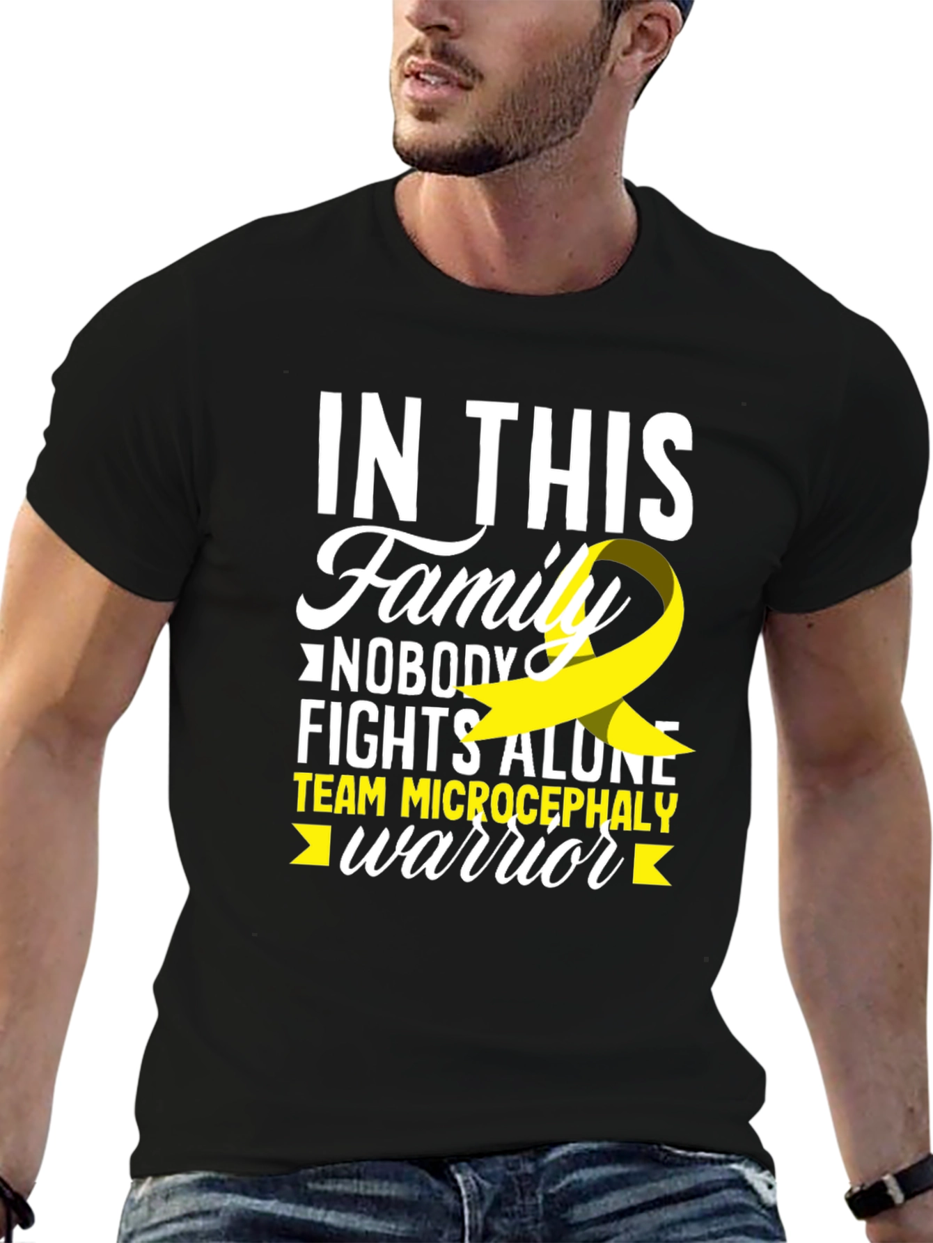 Microcephaly Awareness T-Shirt: Nobody Fights Alone