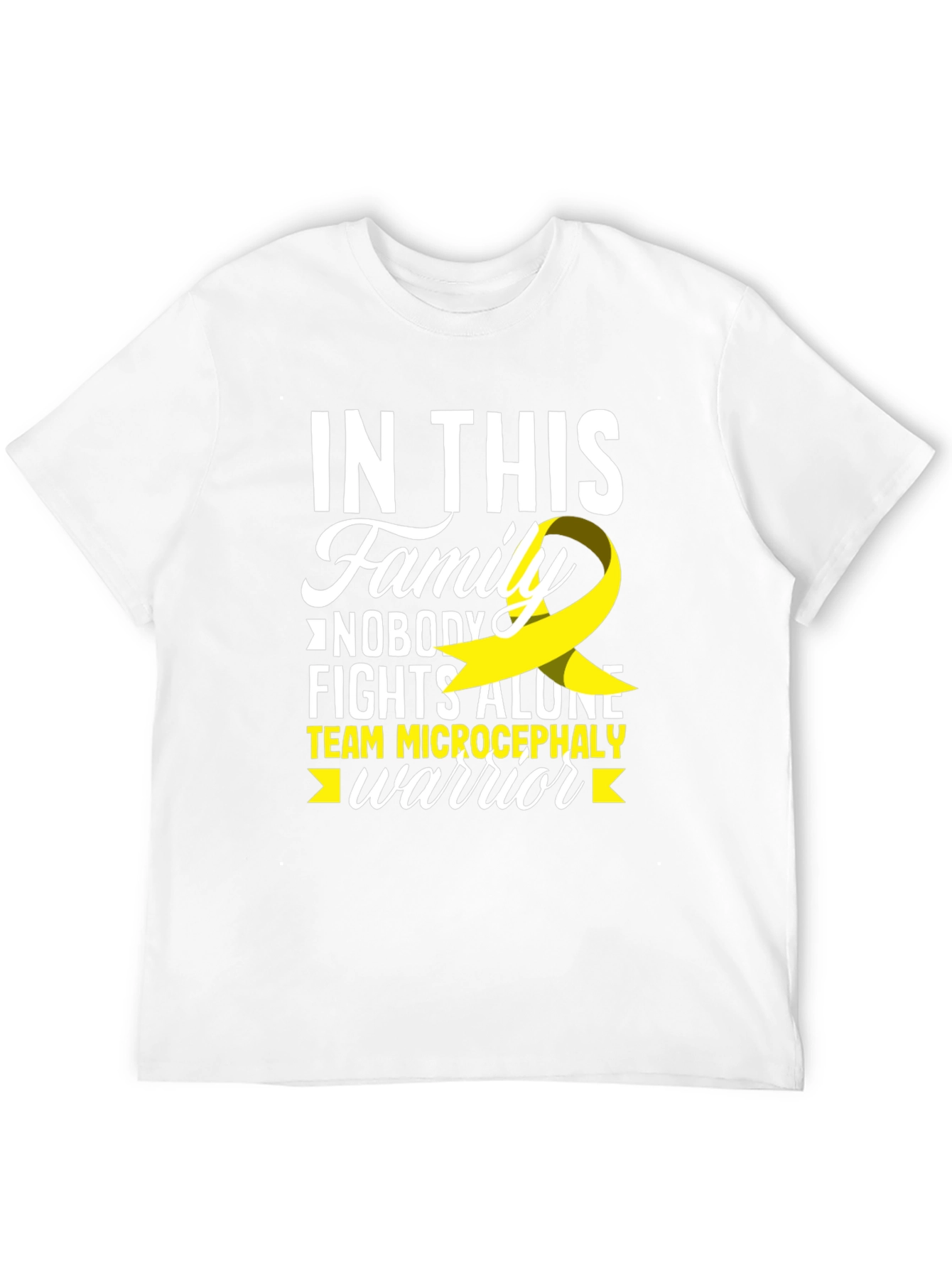 Microcephaly Awareness T-Shirt: Nobody Fights Alone