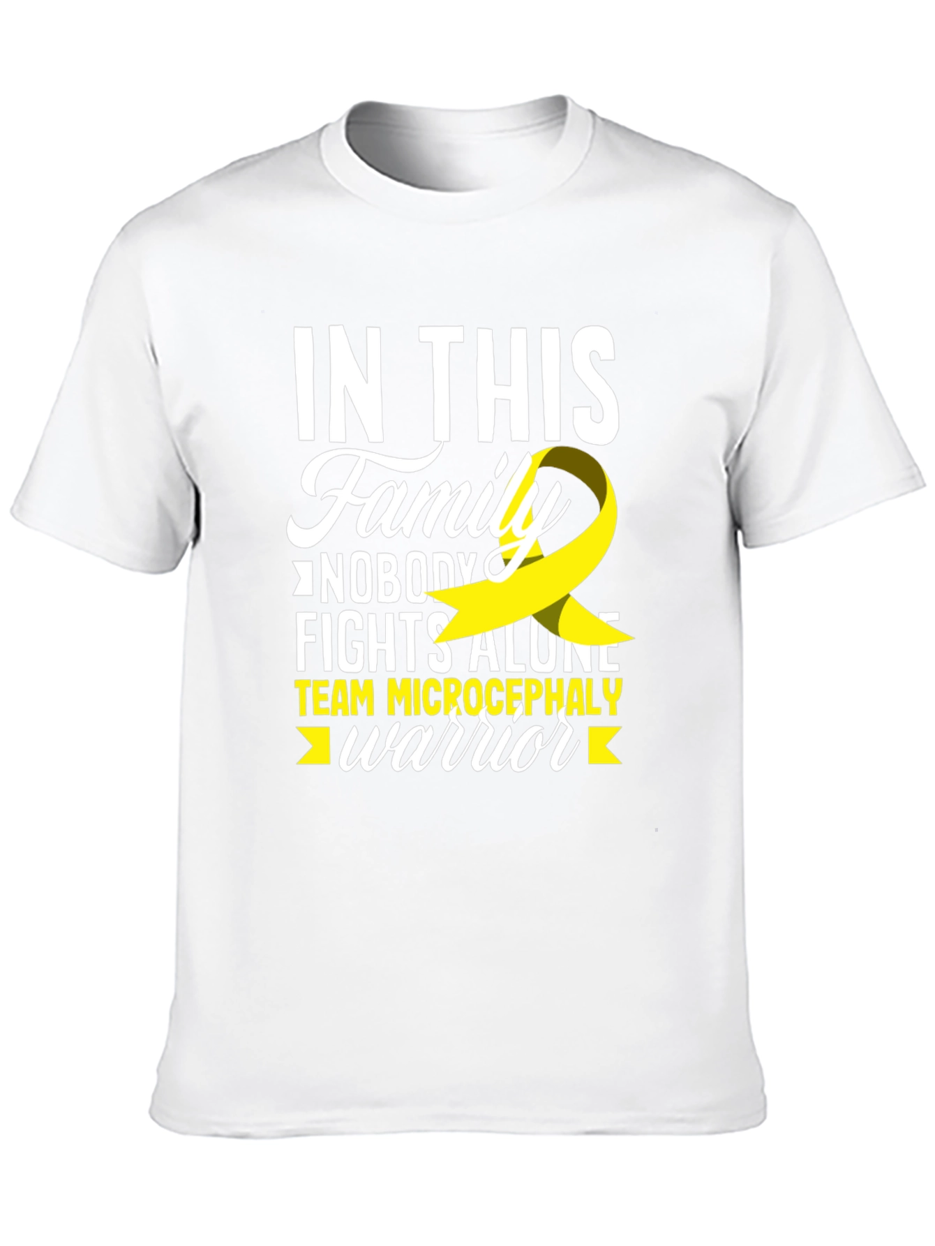 Microcephaly Awareness T-Shirt: Nobody Fights Alone