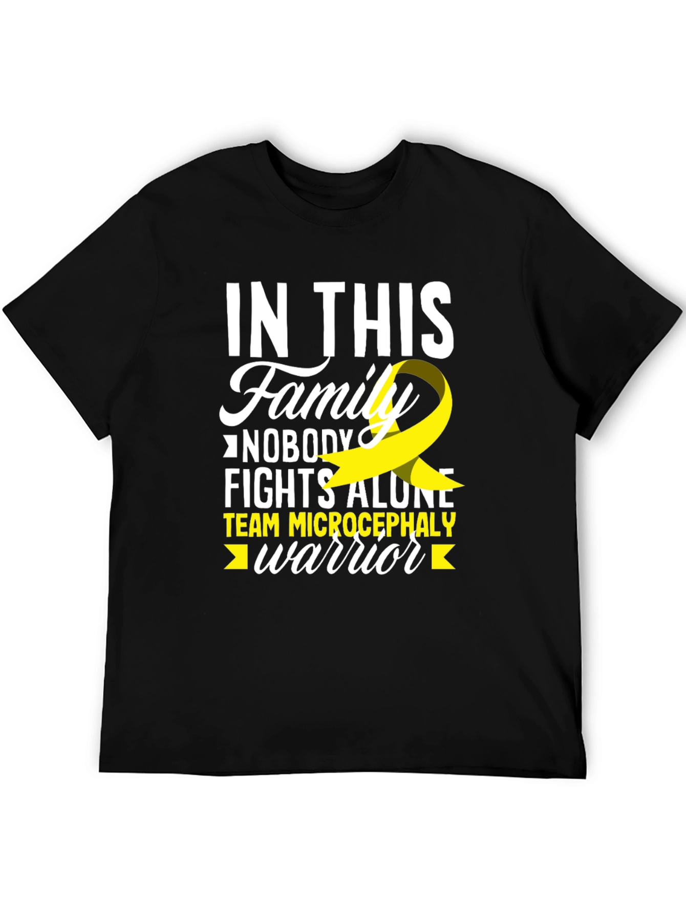 Microcephaly Awareness T-Shirt: Nobody Fights Alone