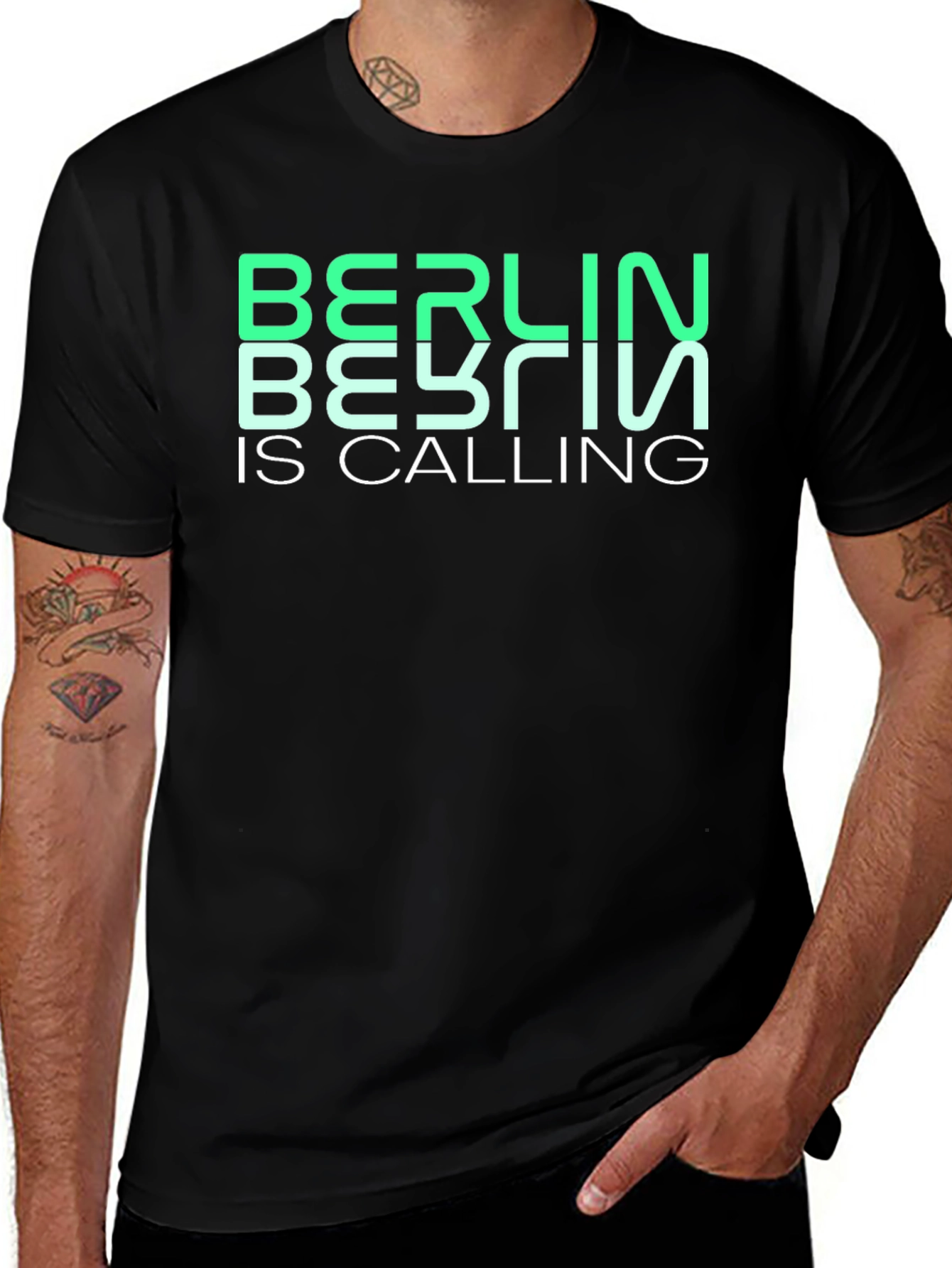 Berlin is Calling T-Shirt - Cool Graphic Tee