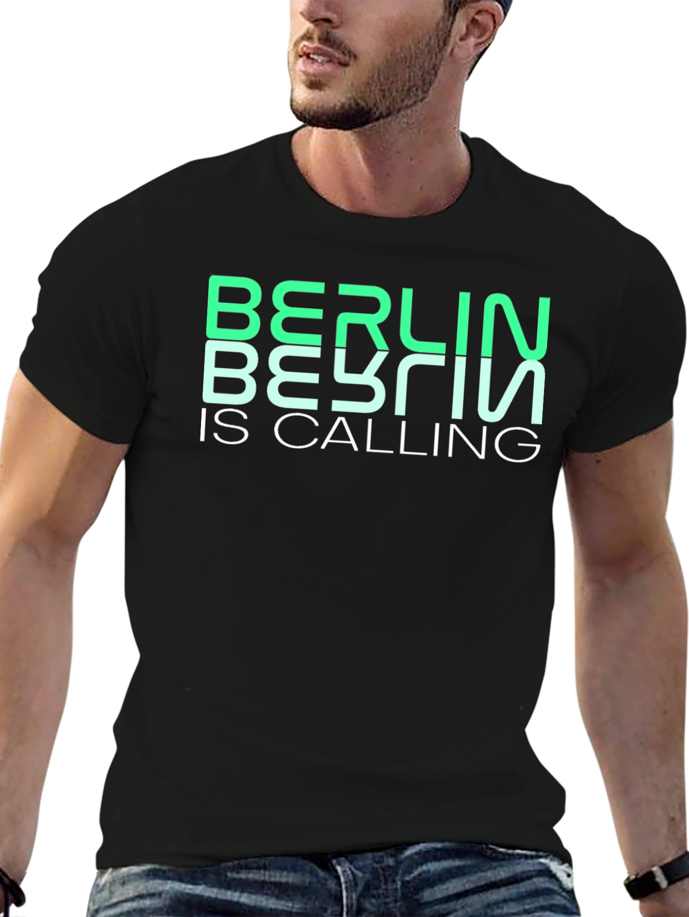Berlin is Calling T-Shirt - Cool Graphic Tee