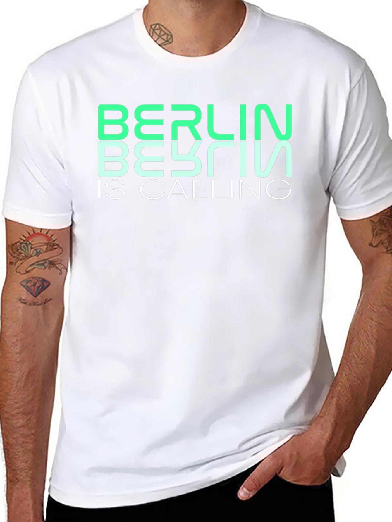 Berlin is Calling T-Shirt - Cool Graphic Tee