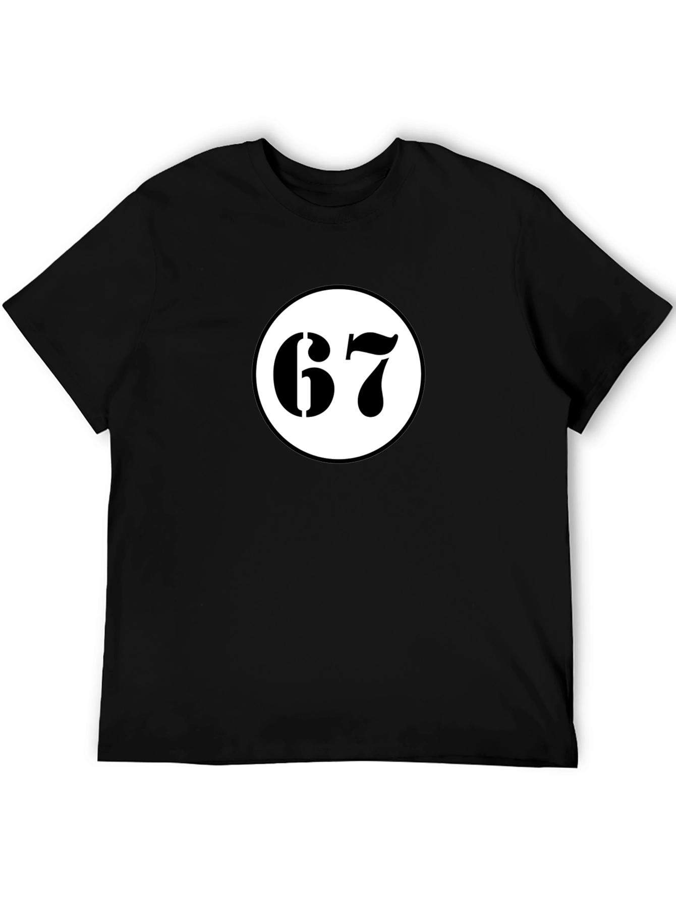 Retro 67 Graphic Tee - Black Cotton Blend