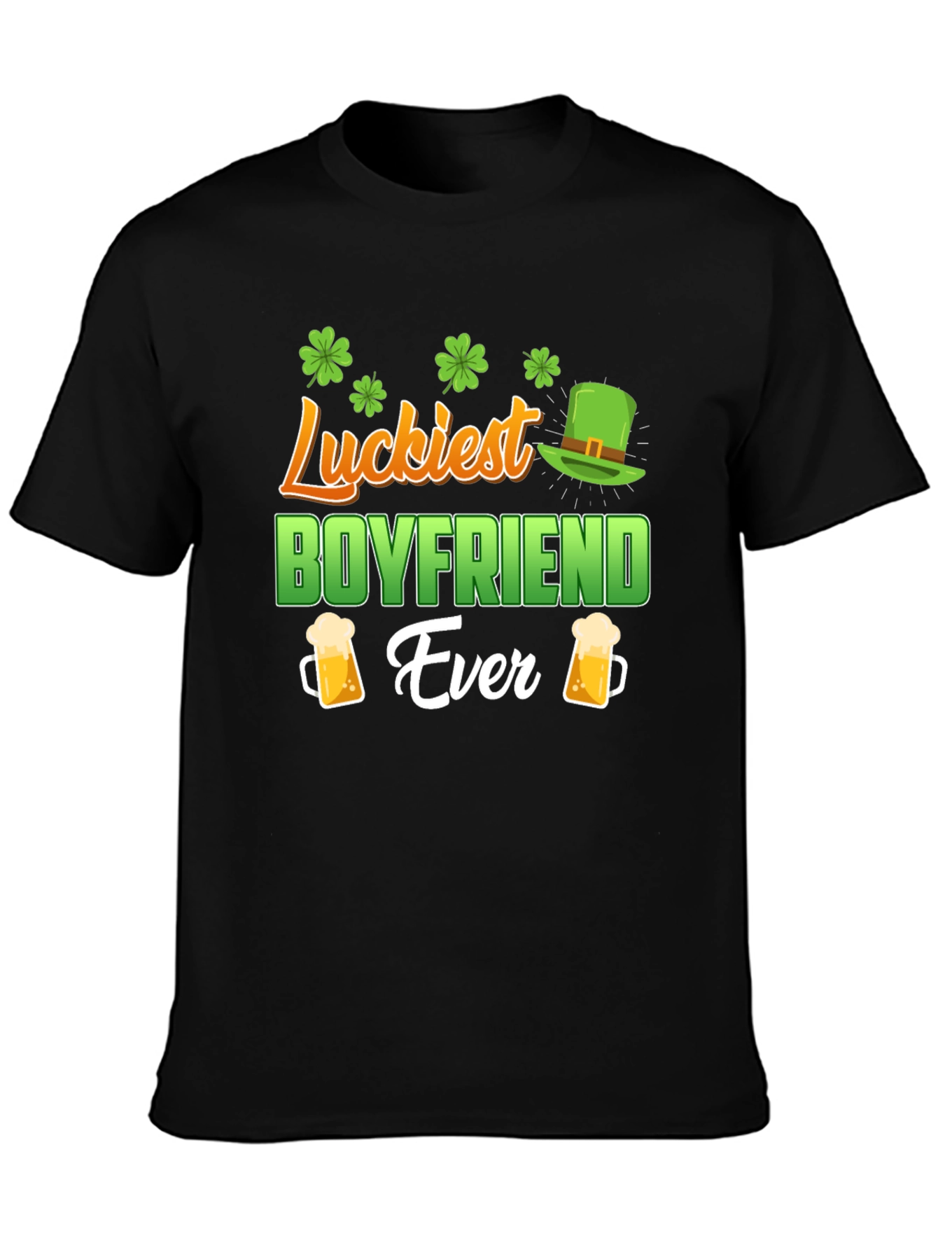 Luckiest Boyfriend Ever St. Patricks Day T-Shirt