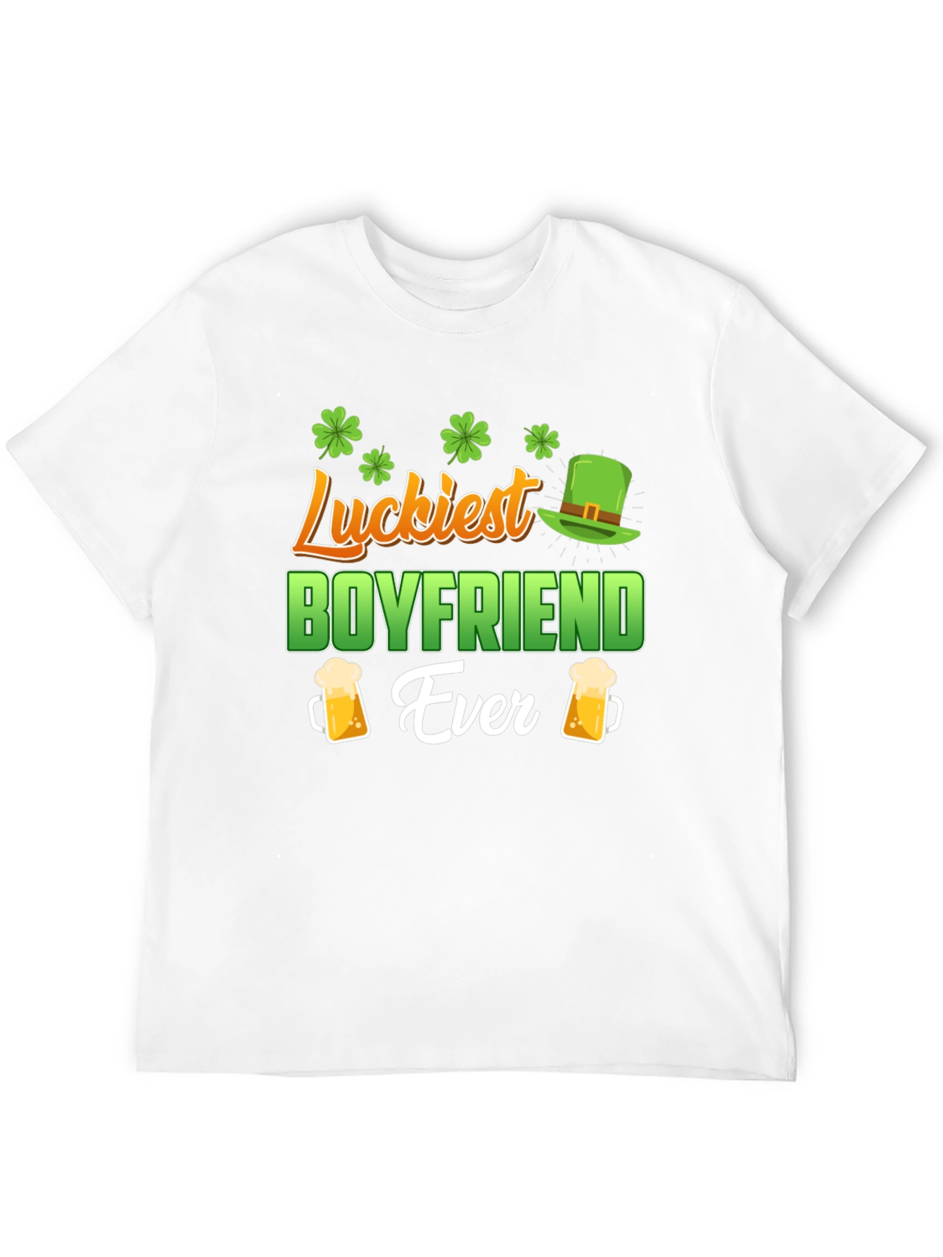 Luckiest Boyfriend Ever St. Patricks Day T-Shirt
