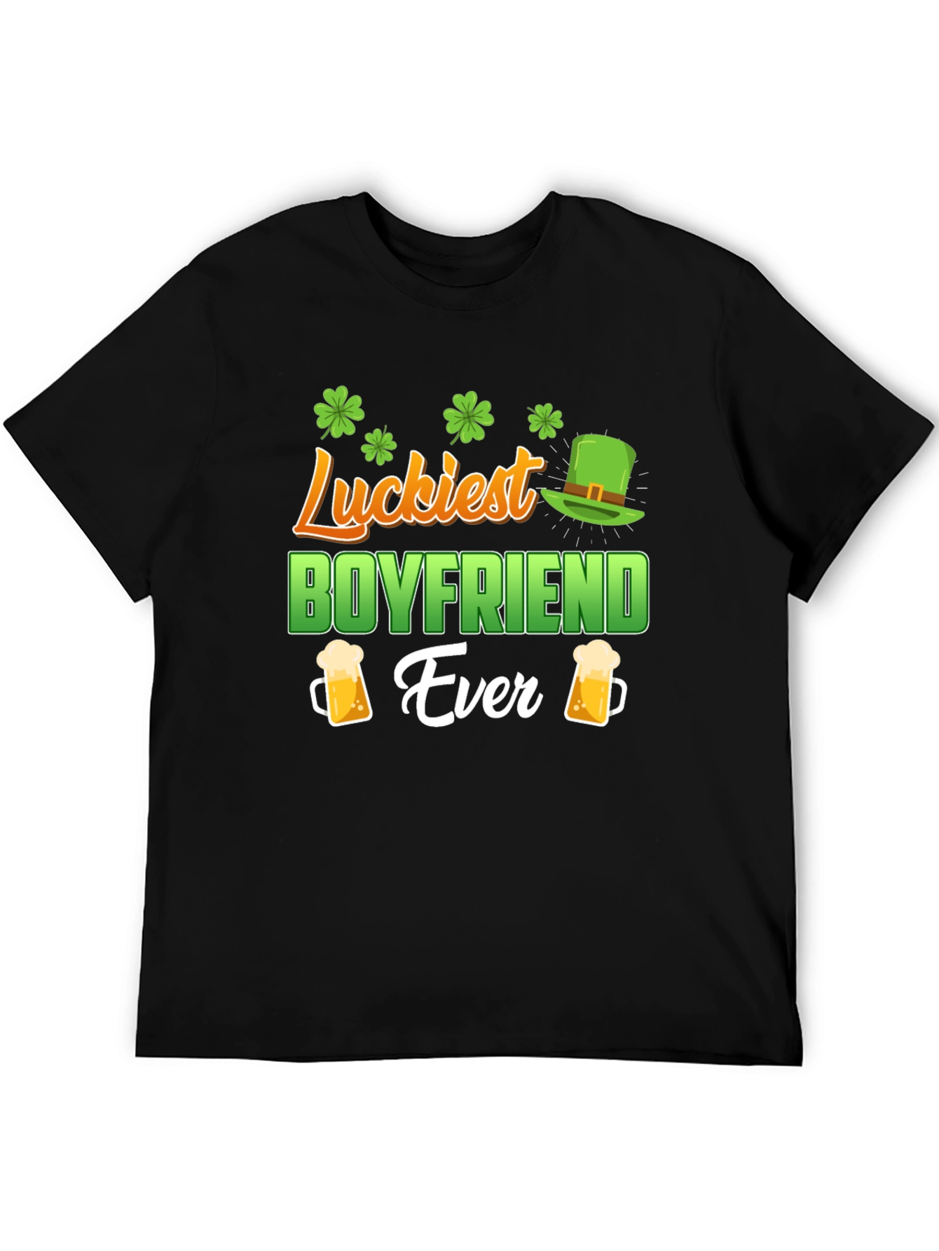Luckiest Boyfriend Ever St. Patricks Day T-Shirt