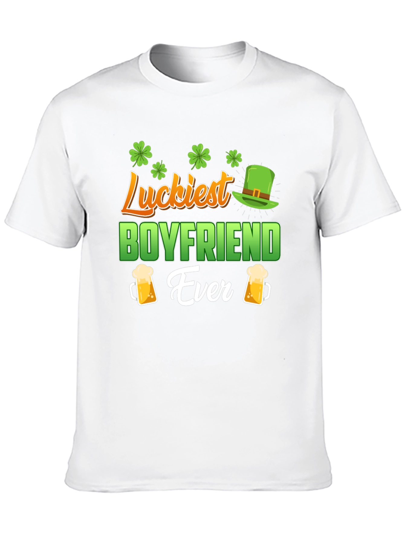 Luckiest Boyfriend Ever St. Patricks Day T-Shirt
