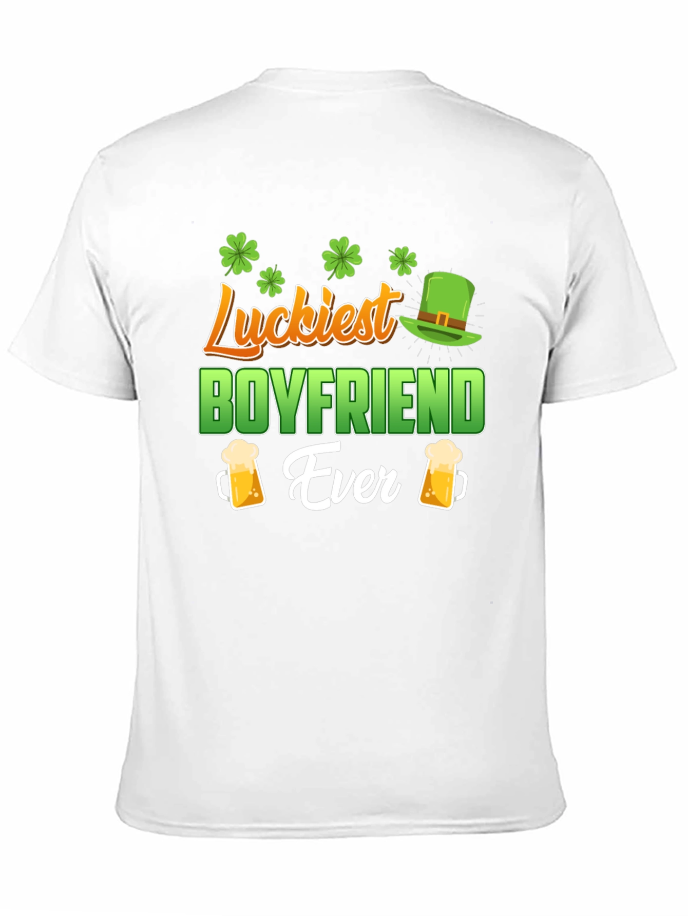 Luckiest Boyfriend Ever St. Patricks Day T-Shirt