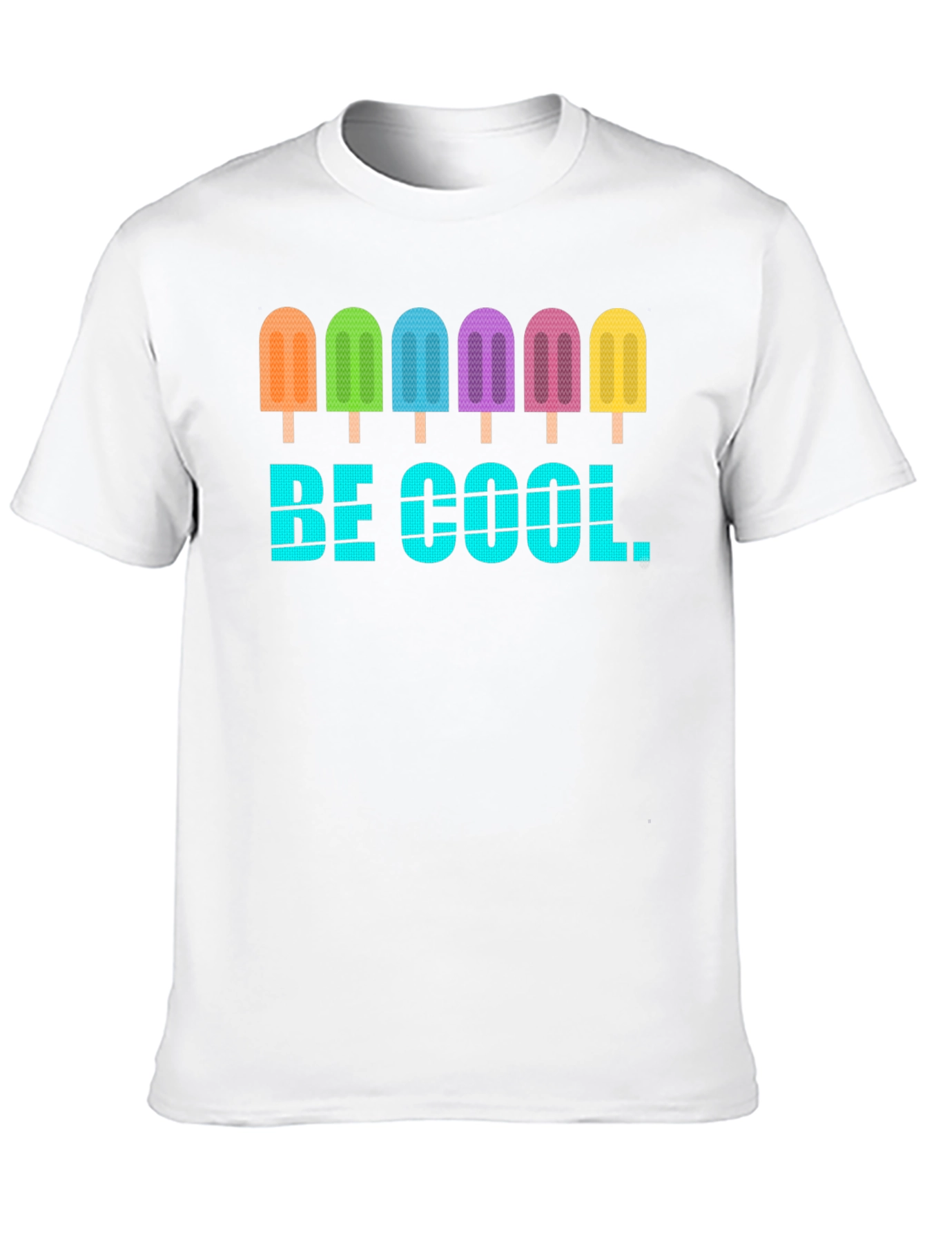 Be Cool Popsicle Graphic Black T-Shirt