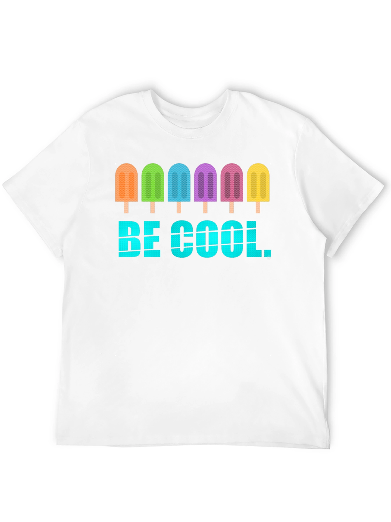 Be Cool Popsicle Graphic Black T-Shirt