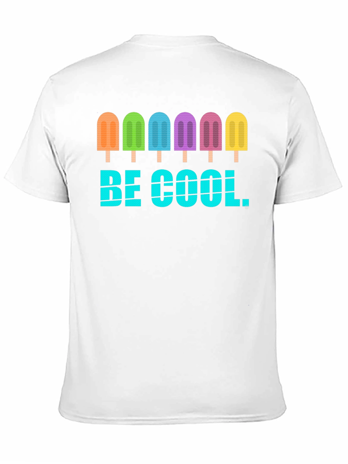 Be Cool Popsicle Graphic Black T-Shirt