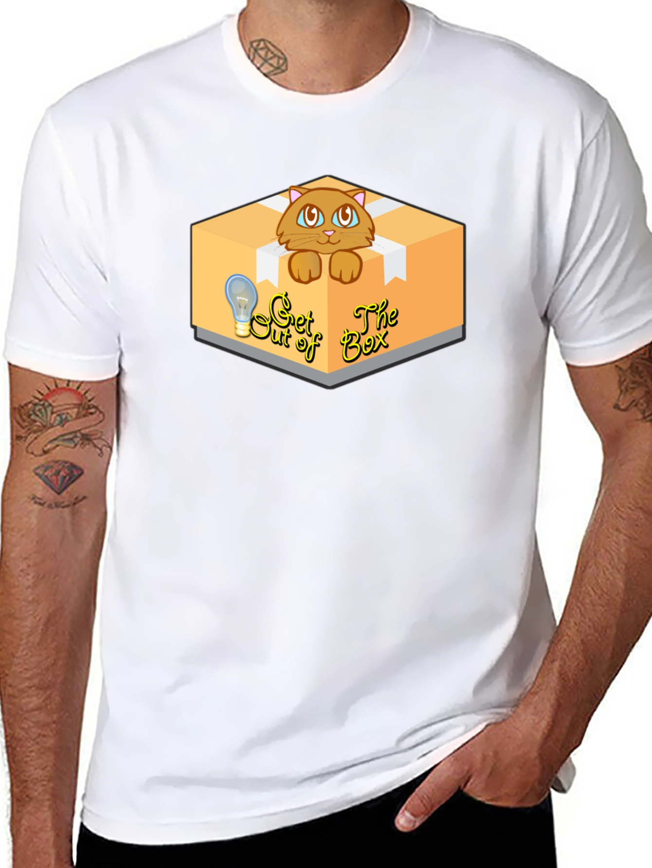 Get Out of the Box Cat T-Shirt