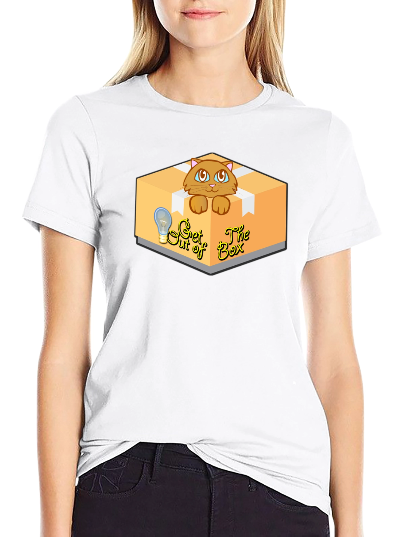 Get Out of the Box Cat T-Shirt