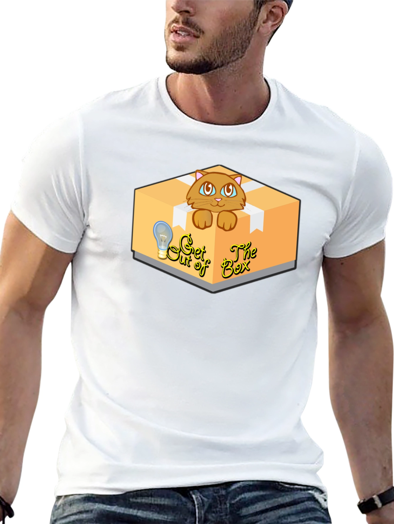 Get Out of the Box Cat T-Shirt