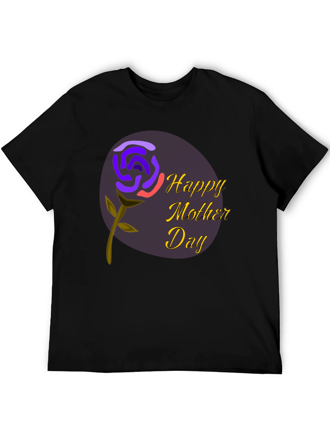 Happy Mothers Day T-Shirt - Floral Design