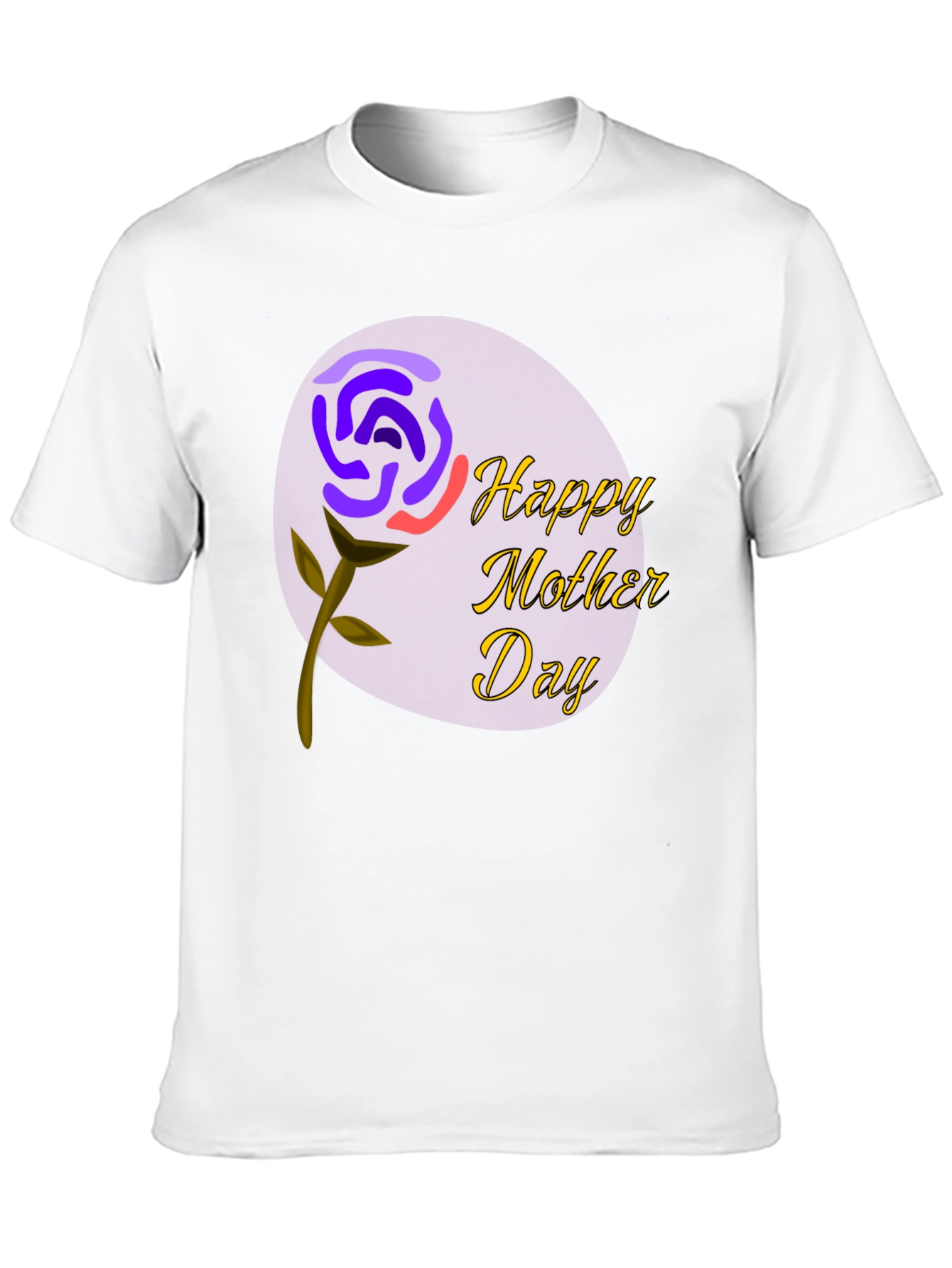 Happy Mothers Day T-Shirt - Floral Design