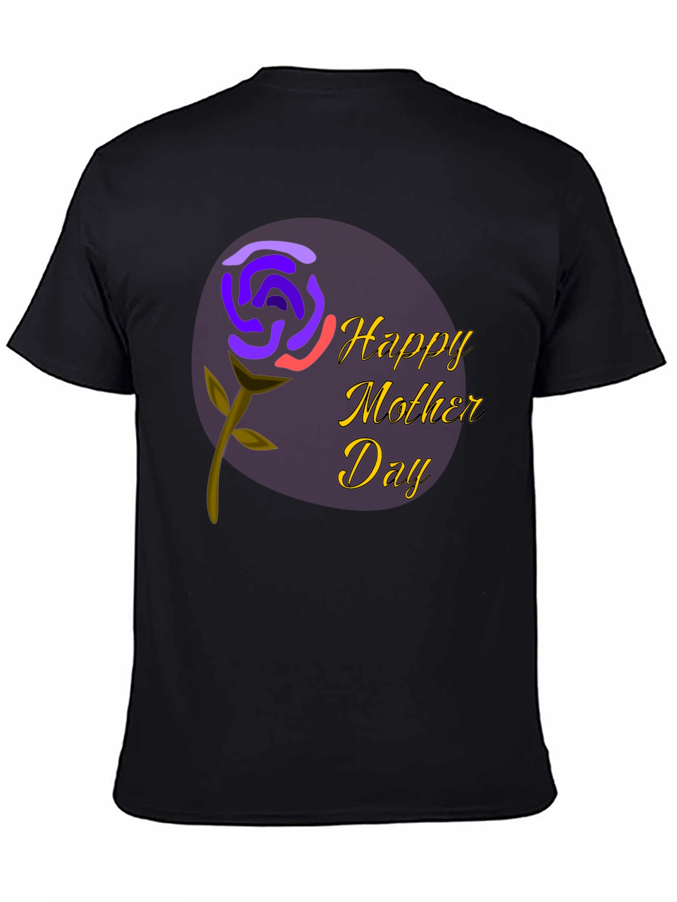 Happy Mothers Day T-Shirt - Floral Design