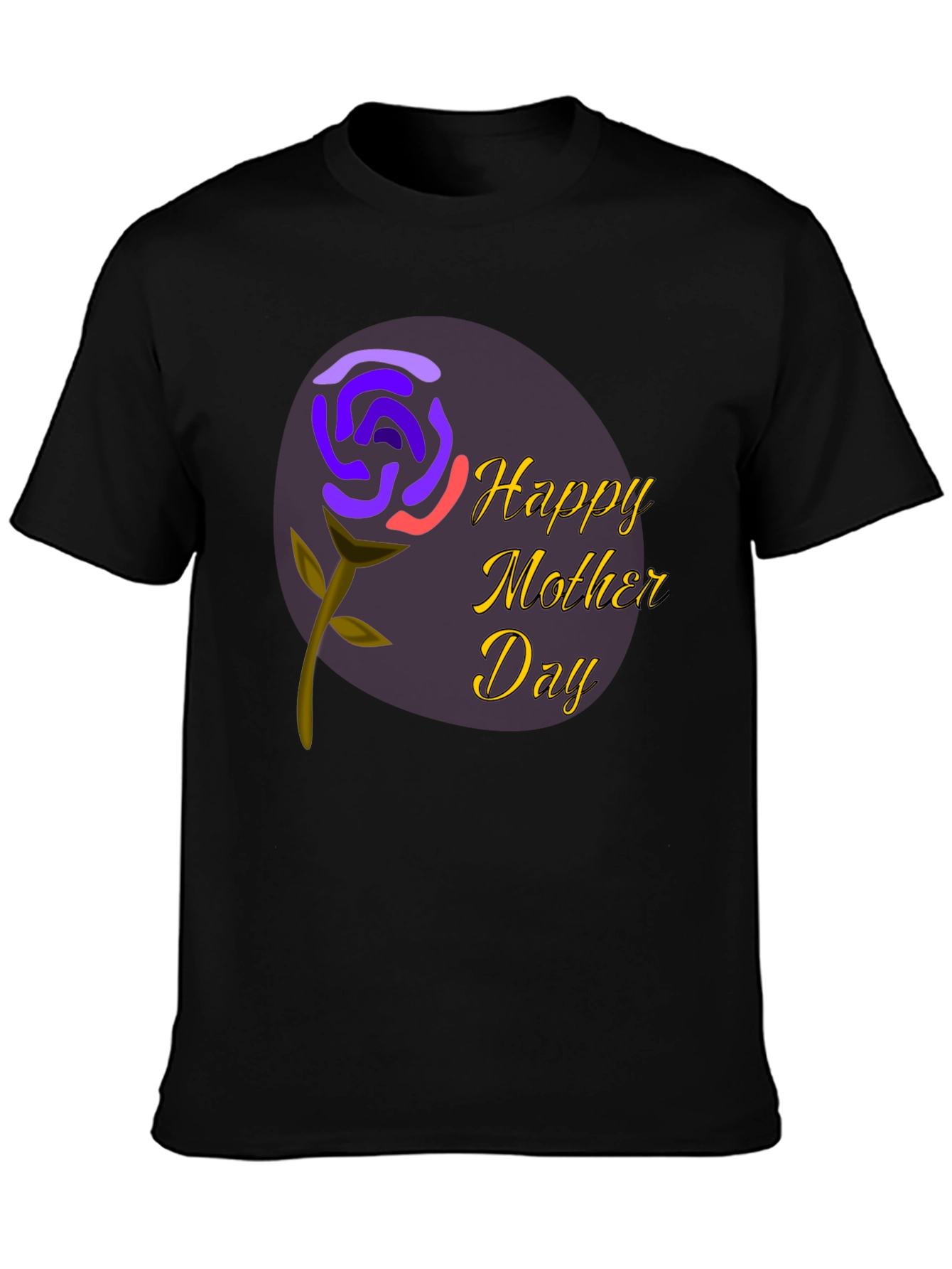 Happy Mothers Day T-Shirt - Floral Design