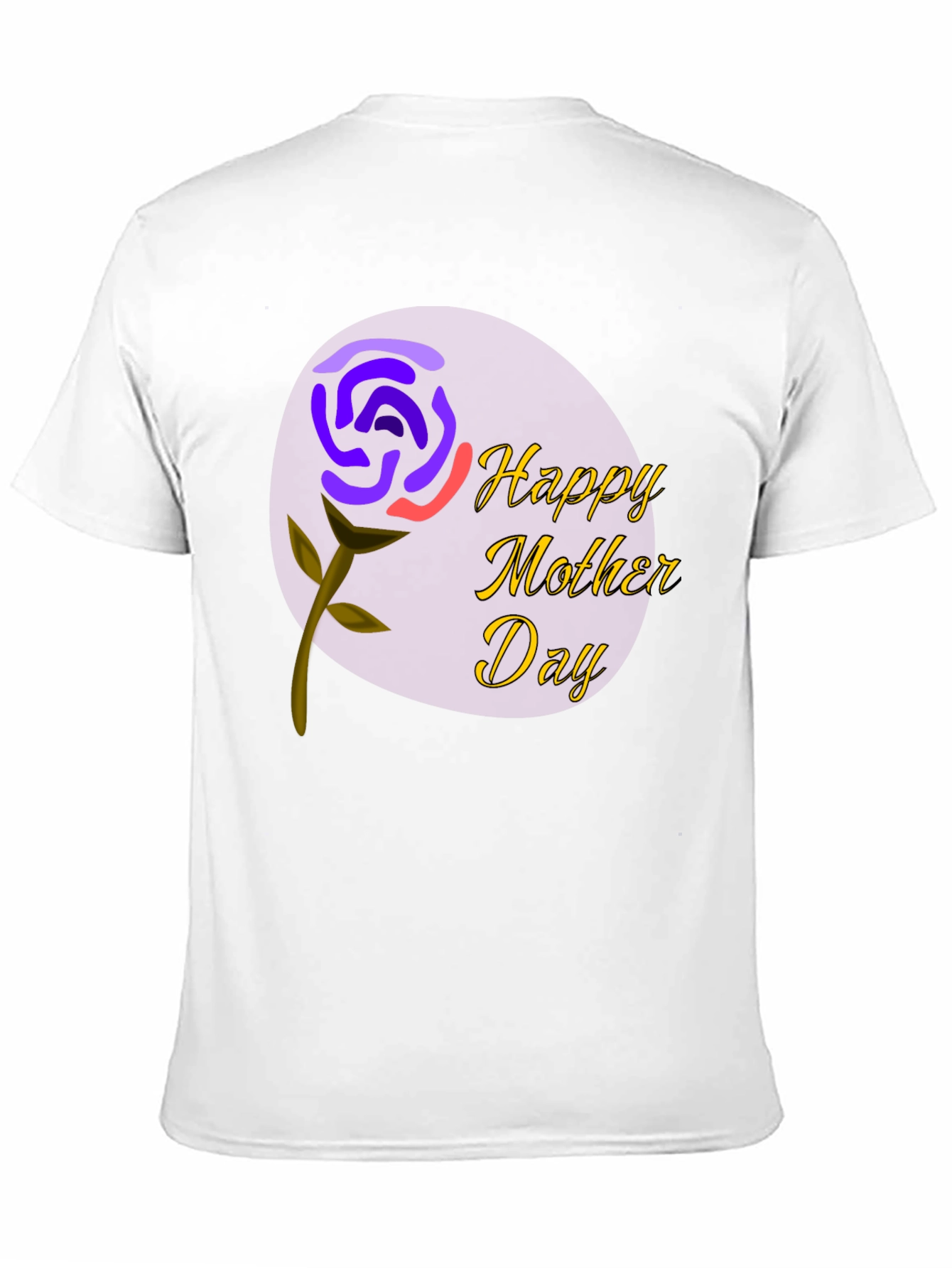 Happy Mothers Day T-Shirt - Floral Design