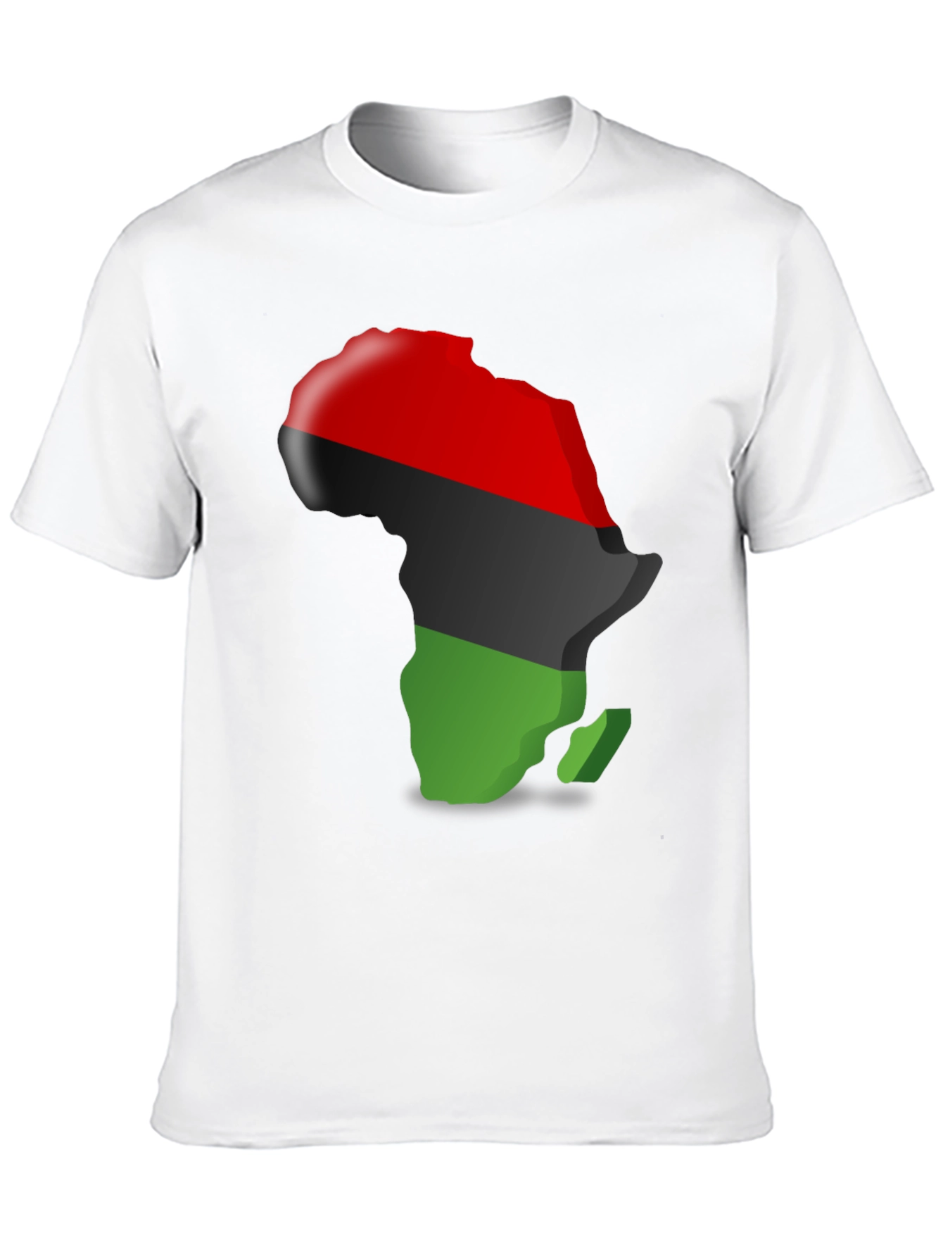 Pan-African Flag Africa Map T-Shirt