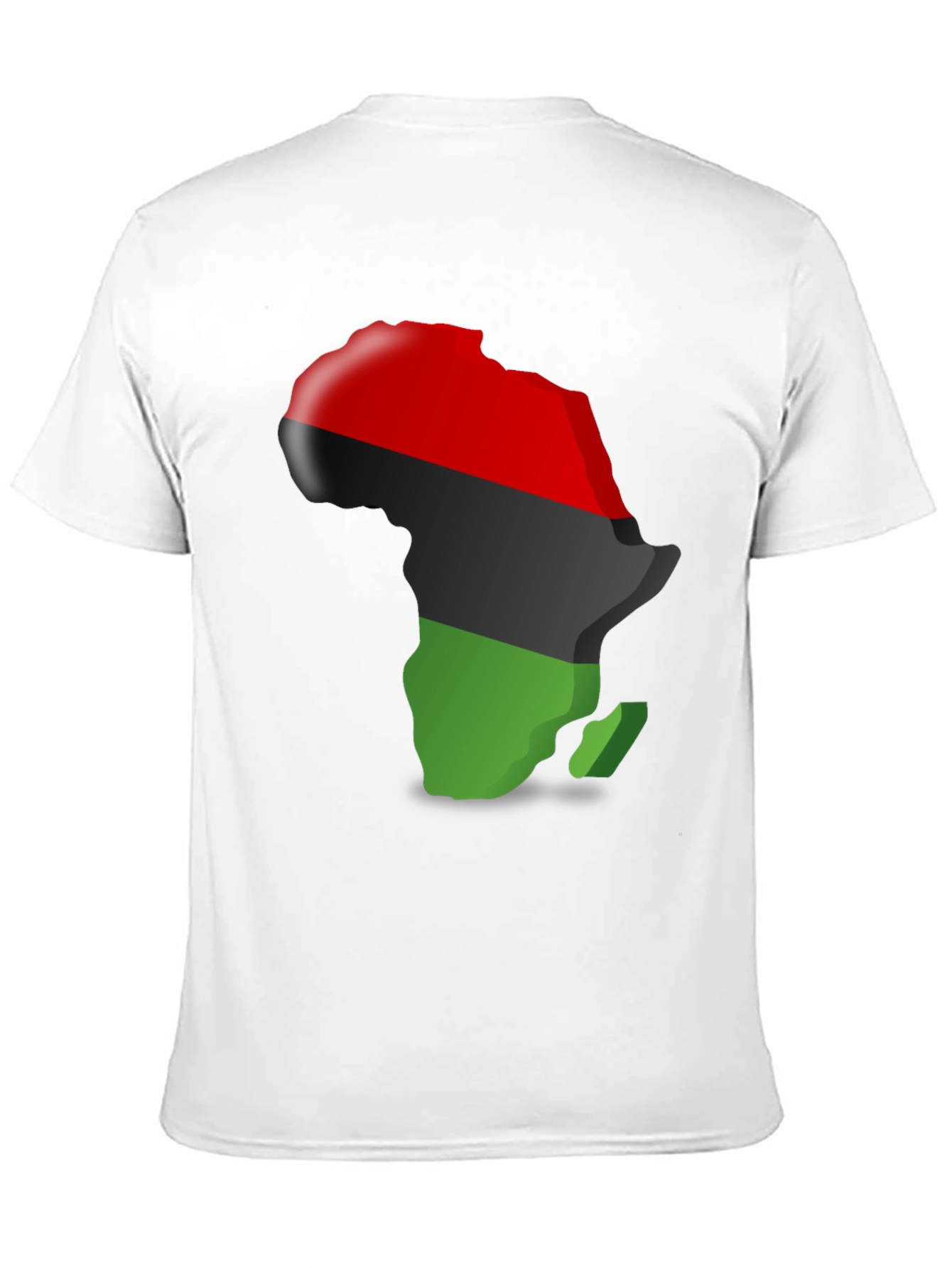 Pan-African Flag Africa Map T-Shirt