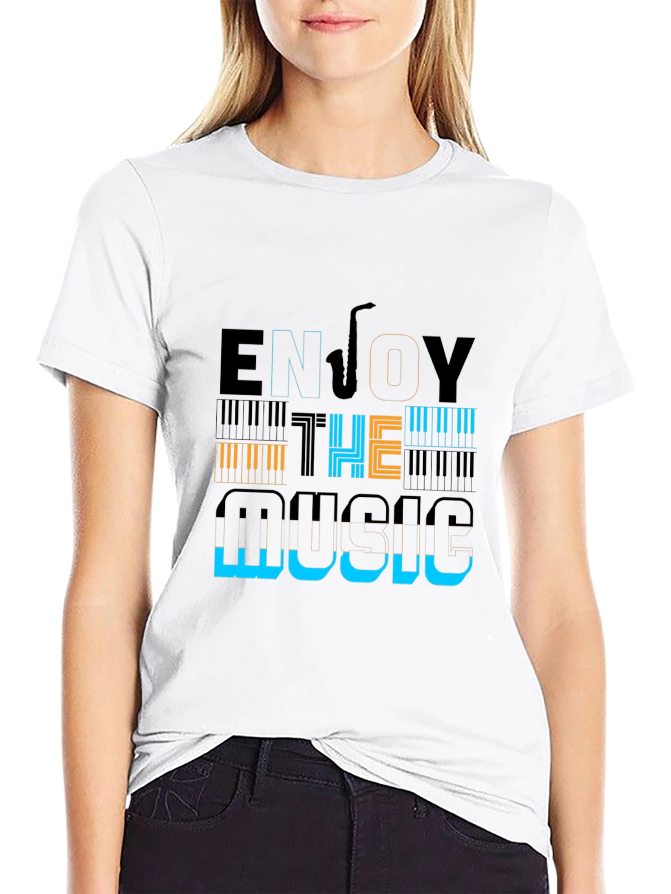 Enjoy the Music Graphic Tee