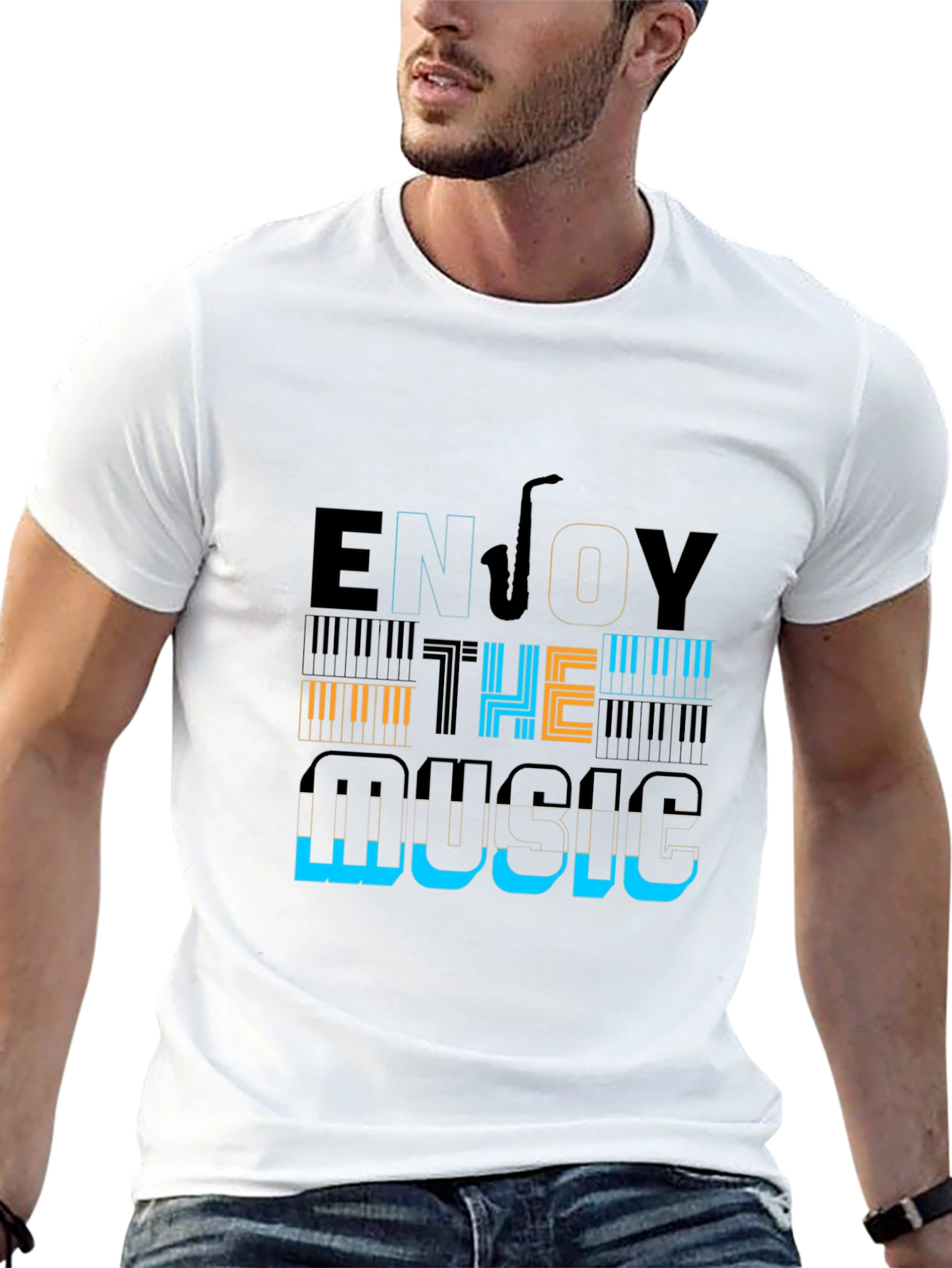 Enjoy the Music Graphic Tee