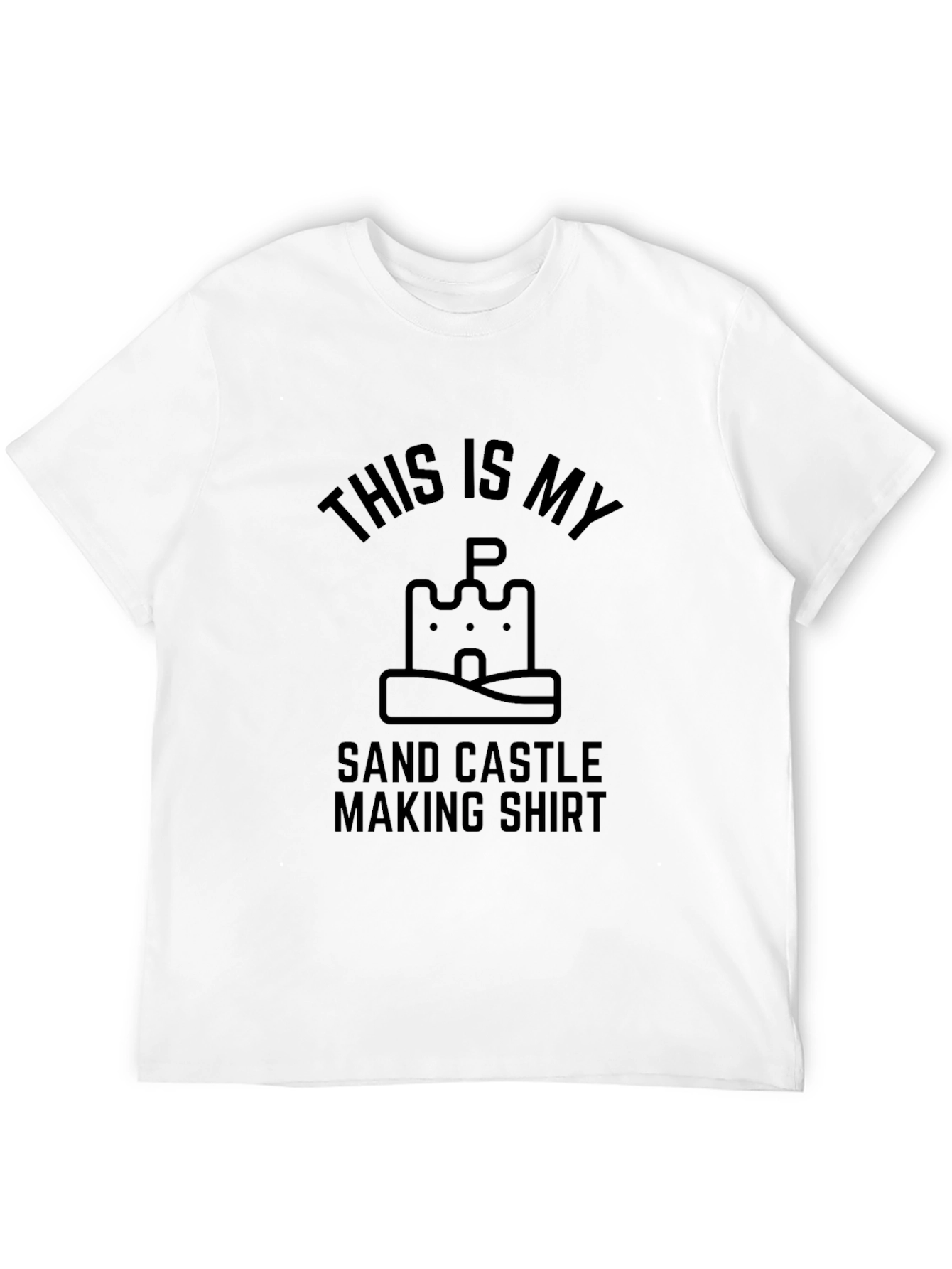Sand Castle Making Shirt - Novelty Tee