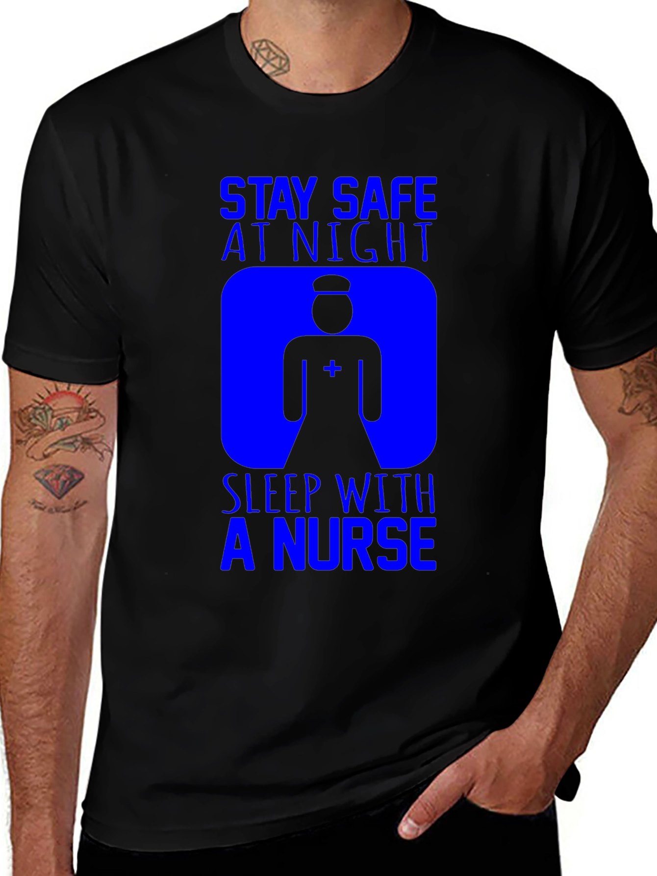 Stay Safe Sleep With A Nurse T-Shirt