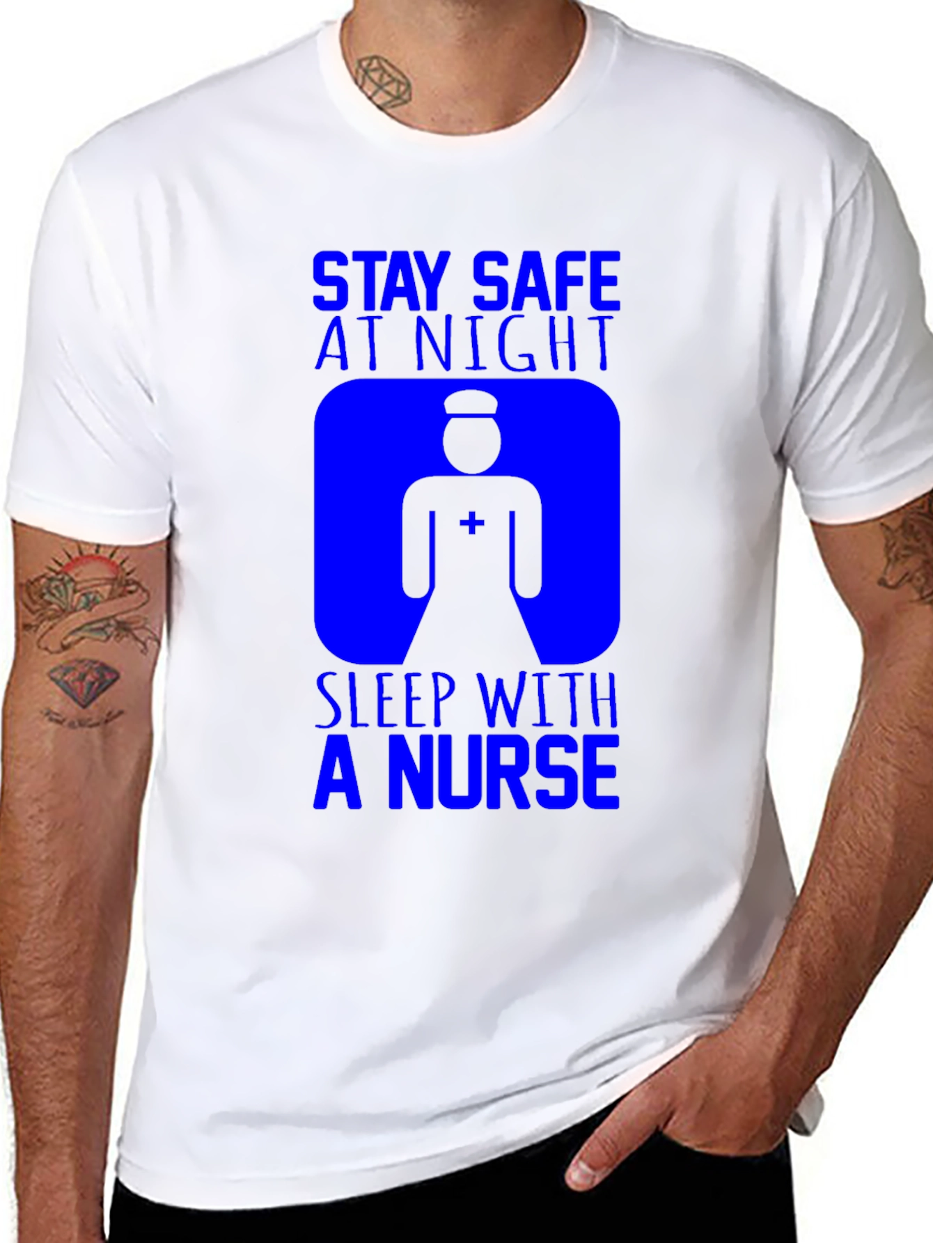 Stay Safe Sleep With A Nurse T-Shirt