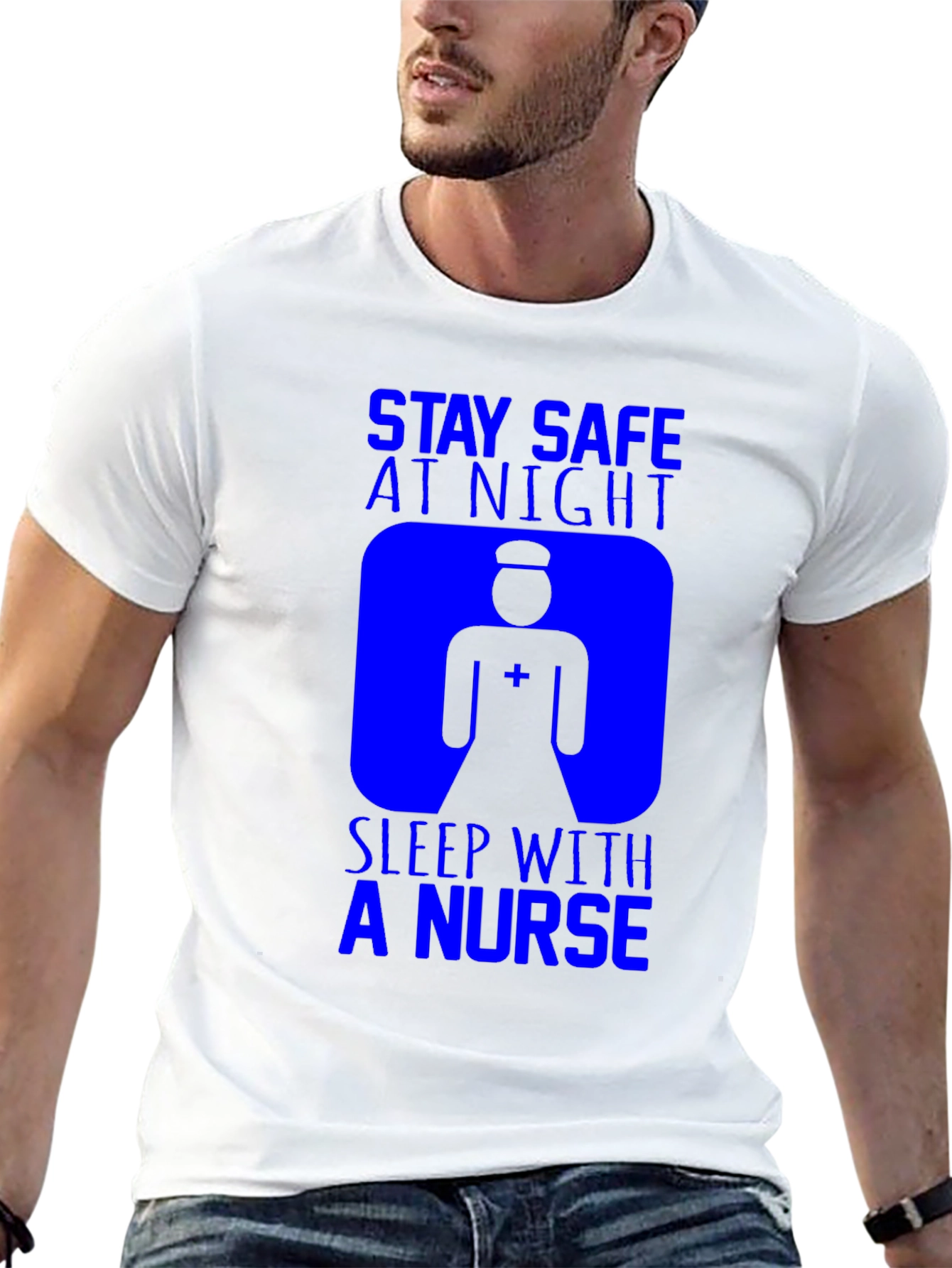 Stay Safe Sleep With A Nurse T-Shirt