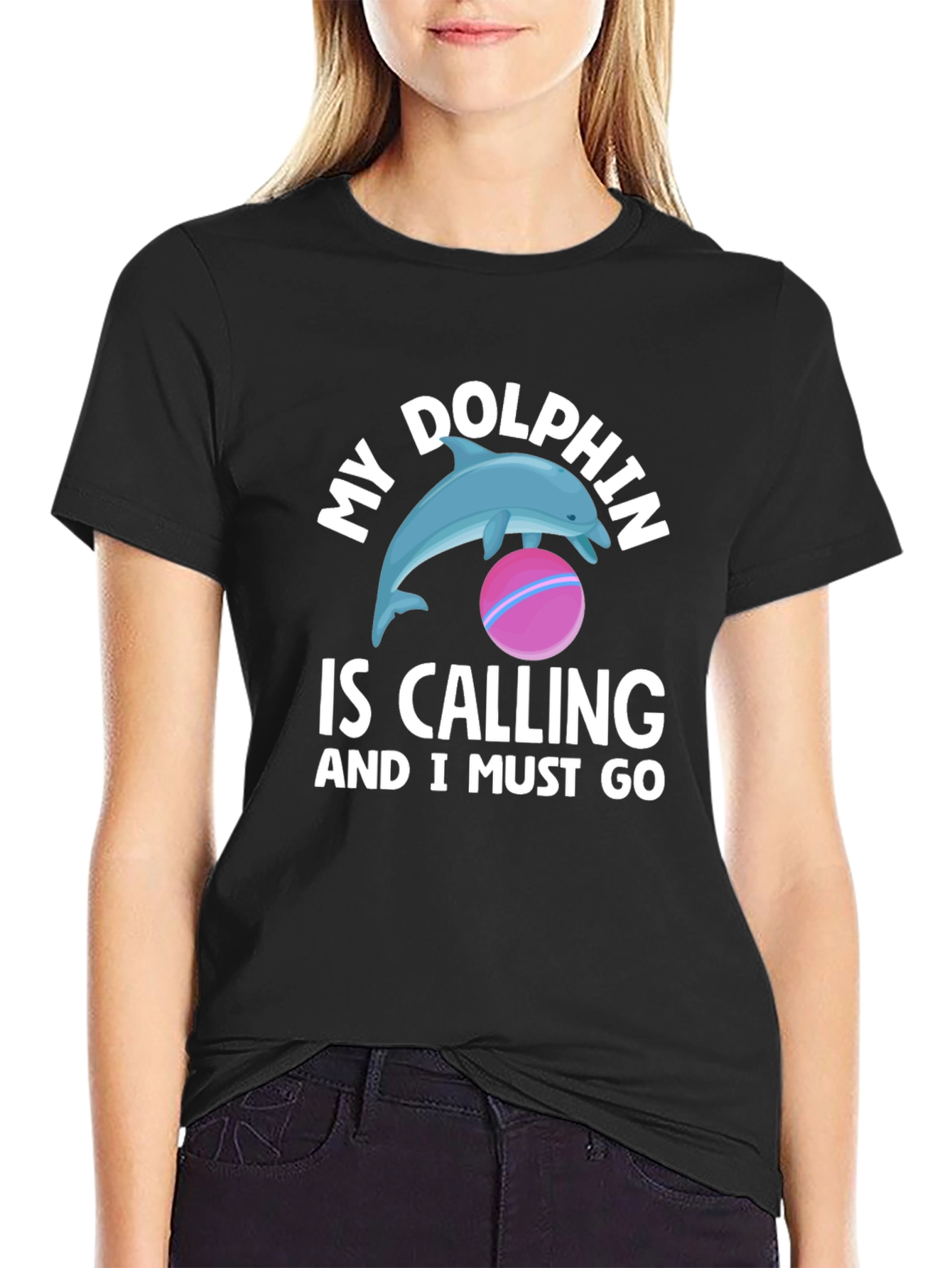 My Dolphin is Calling T-Shirt