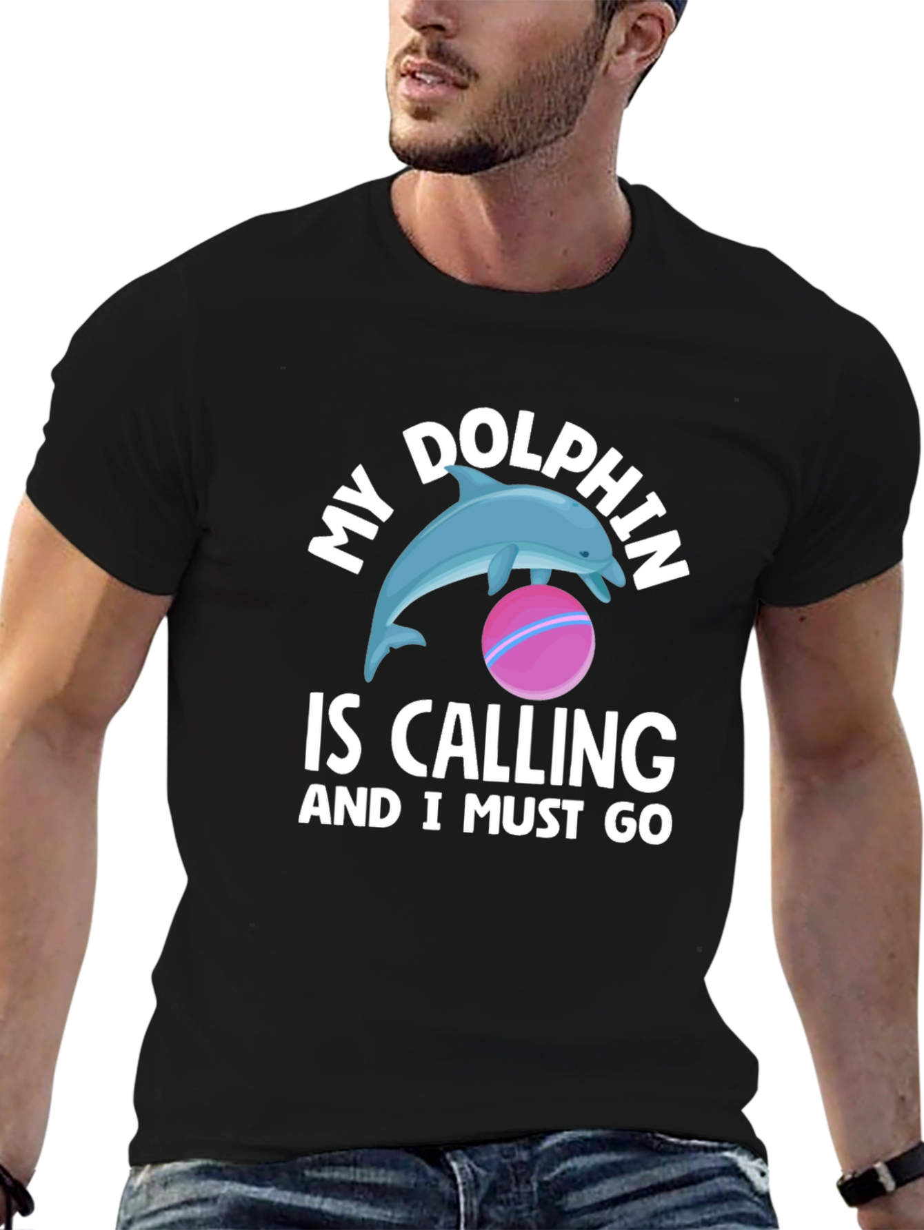 My Dolphin is Calling T-Shirt