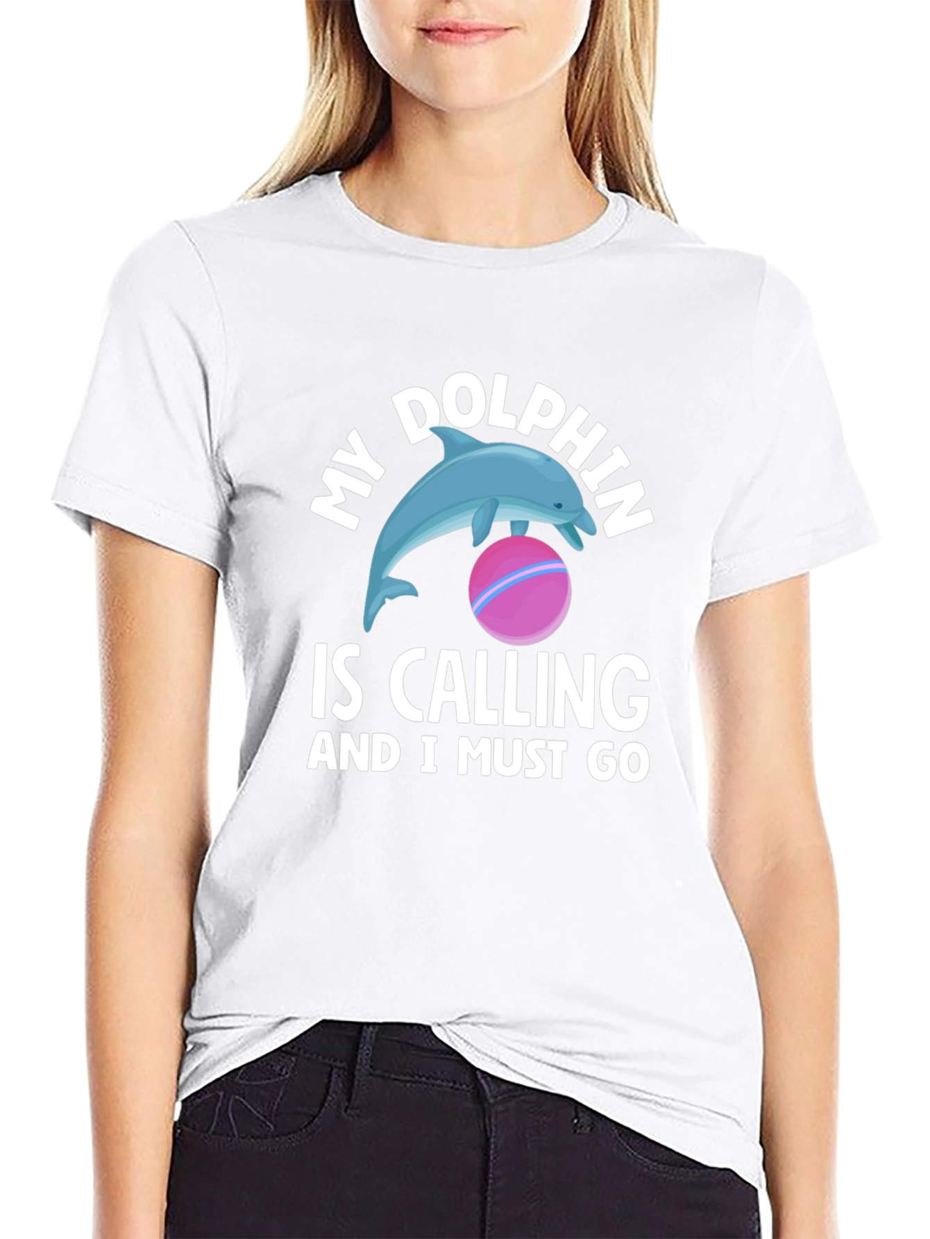 My Dolphin is Calling T-Shirt