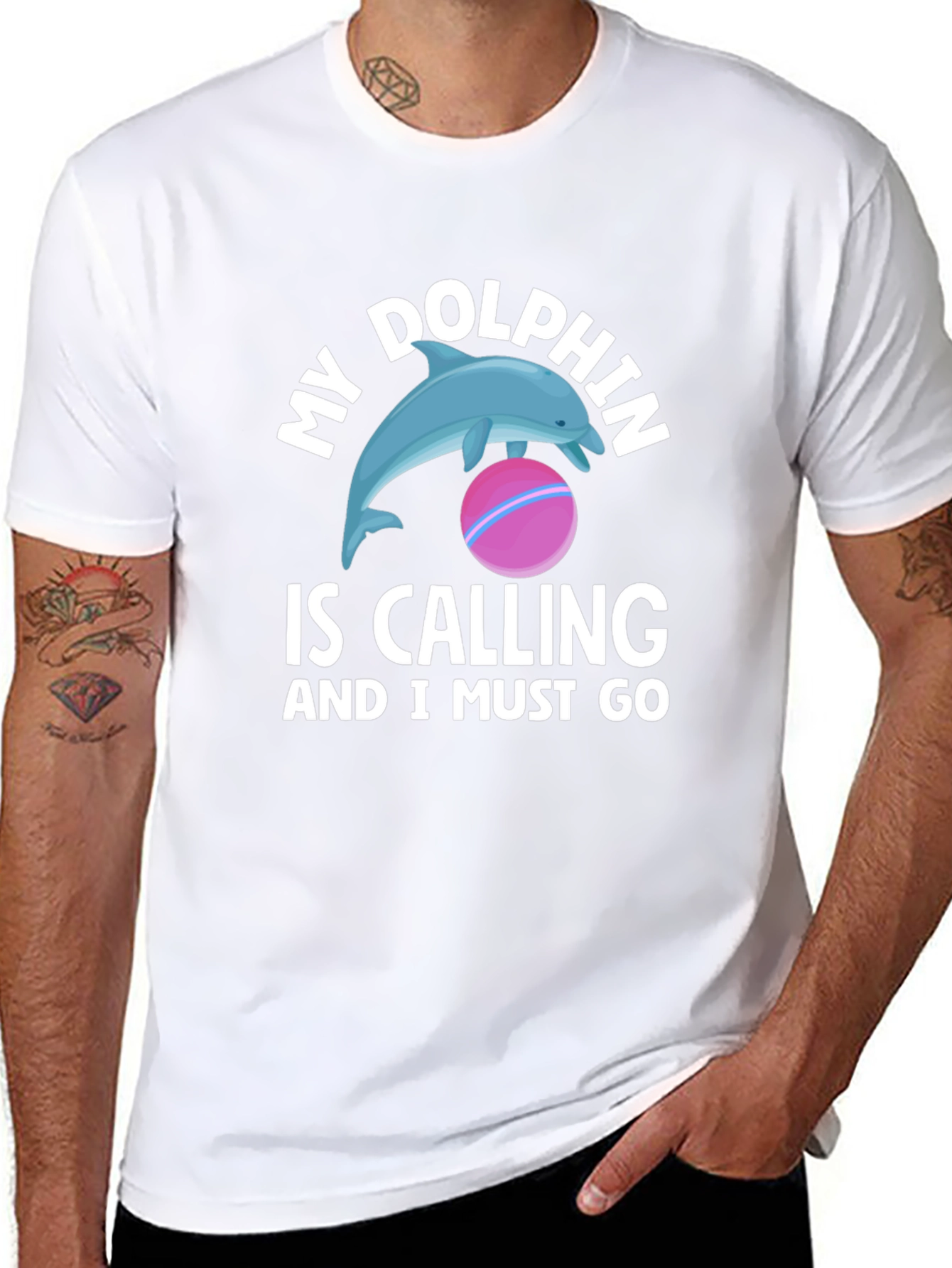 My Dolphin is Calling T-Shirt