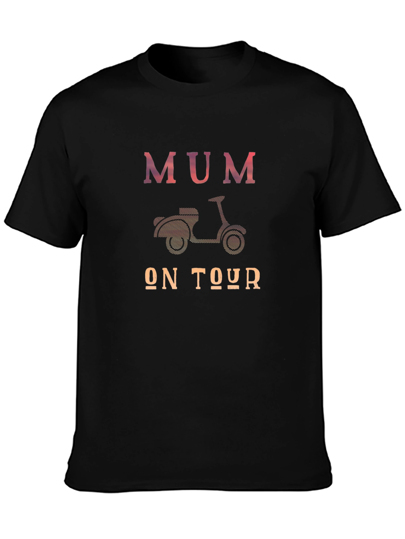 Mum on Tour Scooter T-Shirt