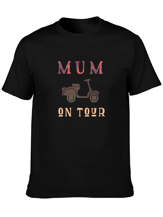 Mum on Tour Scooter T-Shirt