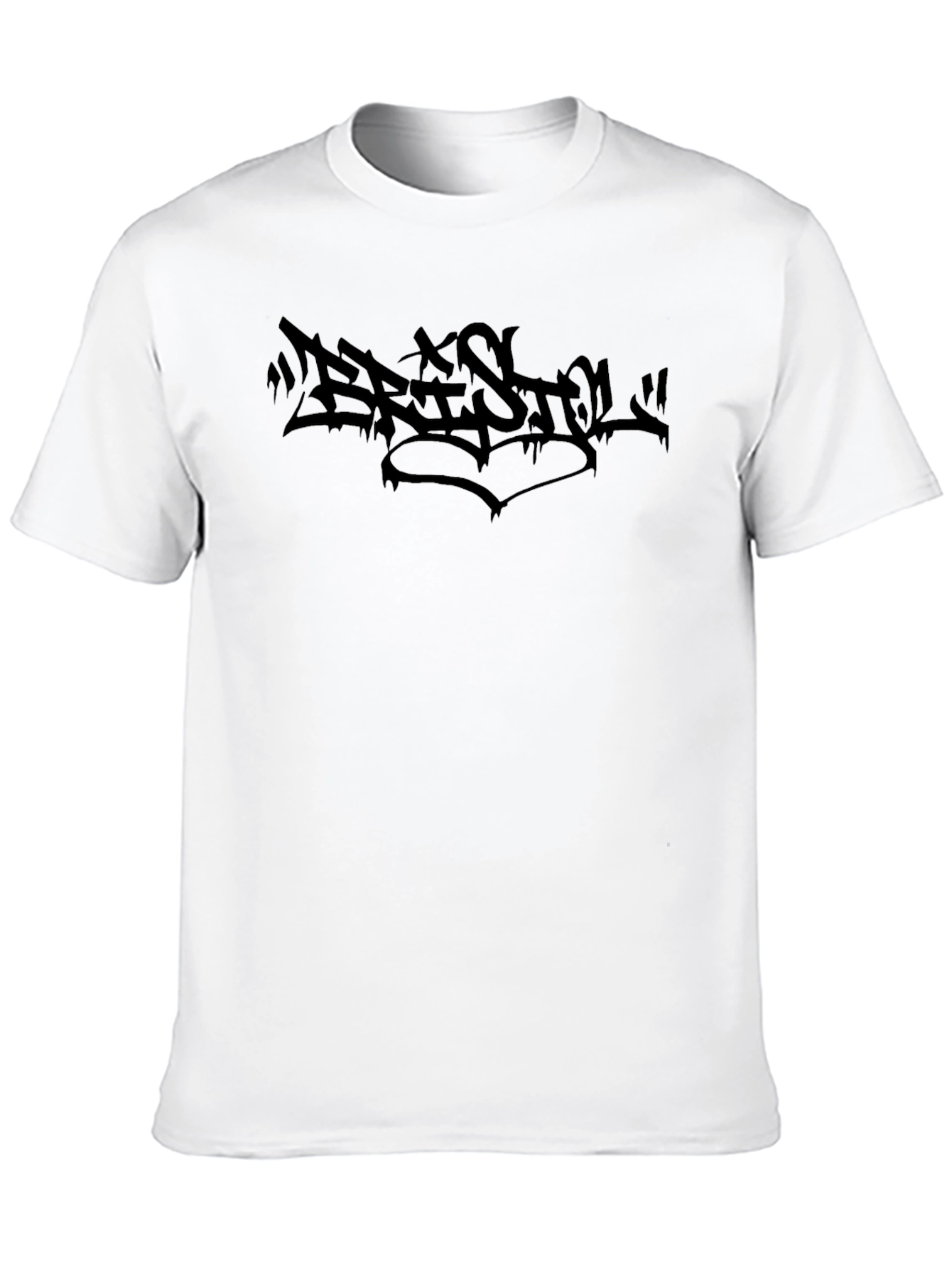 Black Bristol Graffiti Graphic T-Shirt