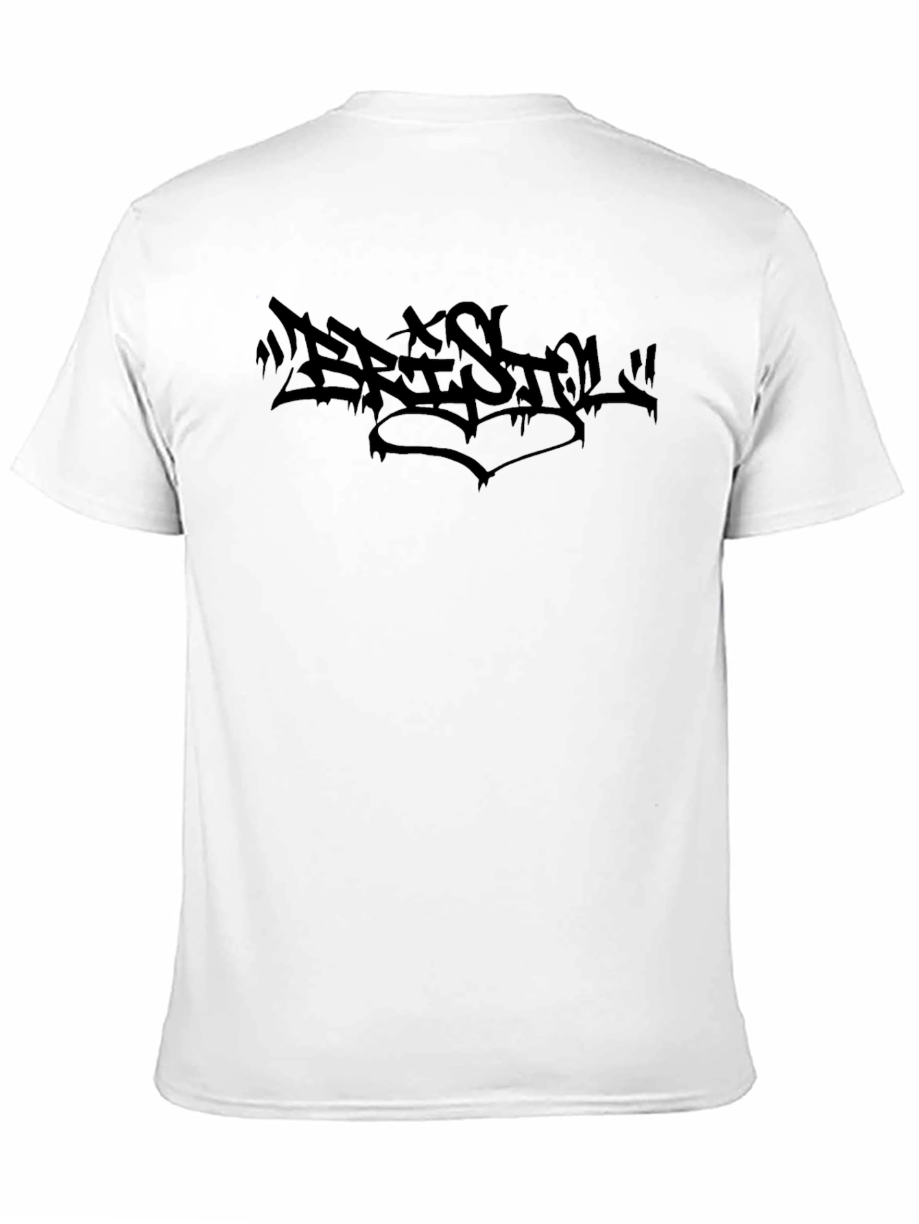 Black Bristol Graffiti Graphic T-Shirt