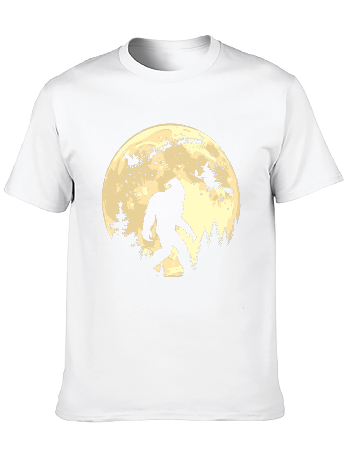 Bigfoot Santa Christmas T-Shirt