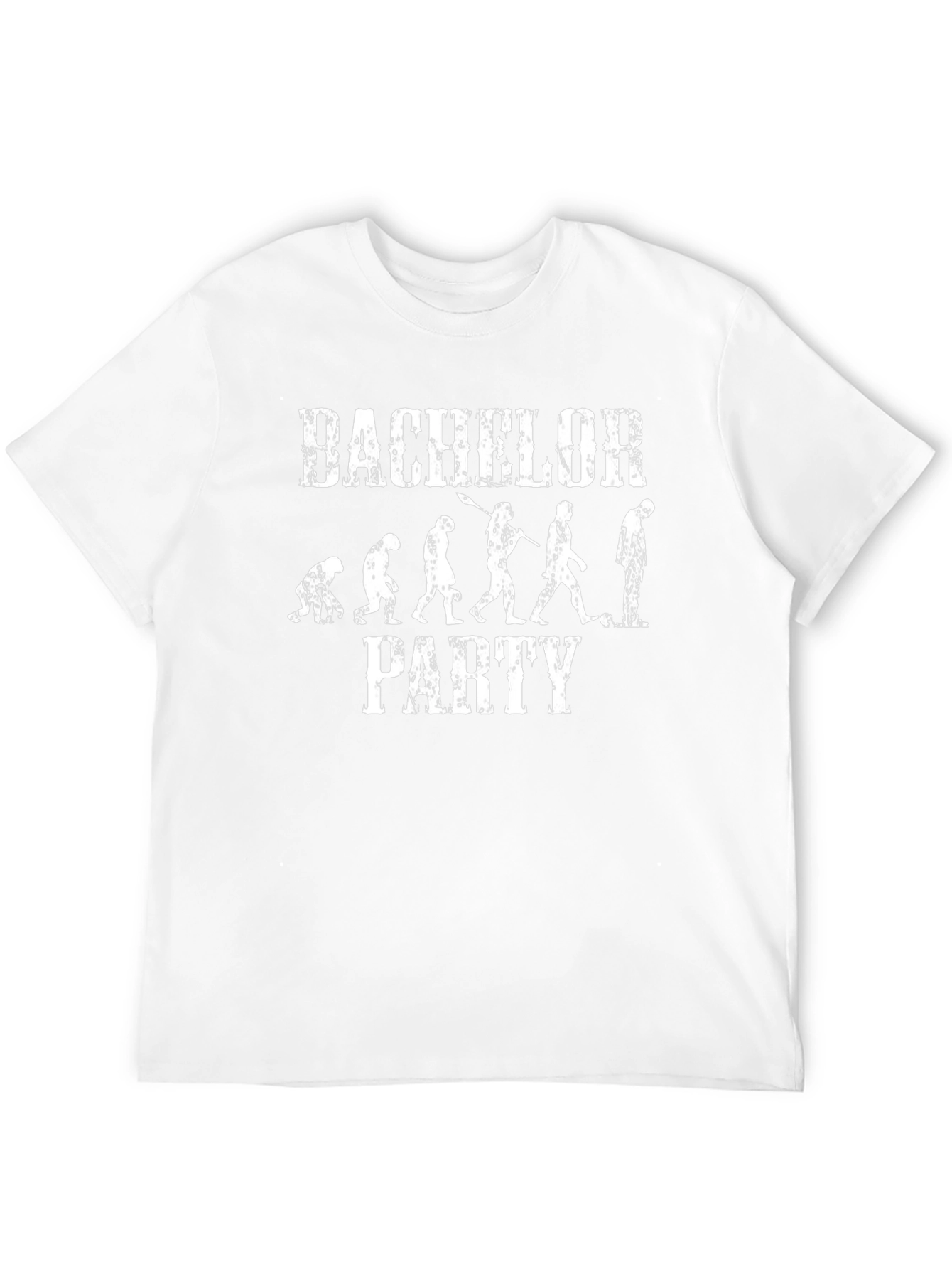 Bachelor Party Evolution Funny Graphic T-Shirt