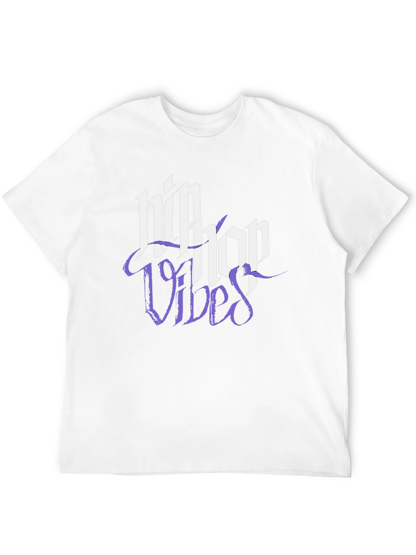 Hip Hop Vibes Black Graphic Tee