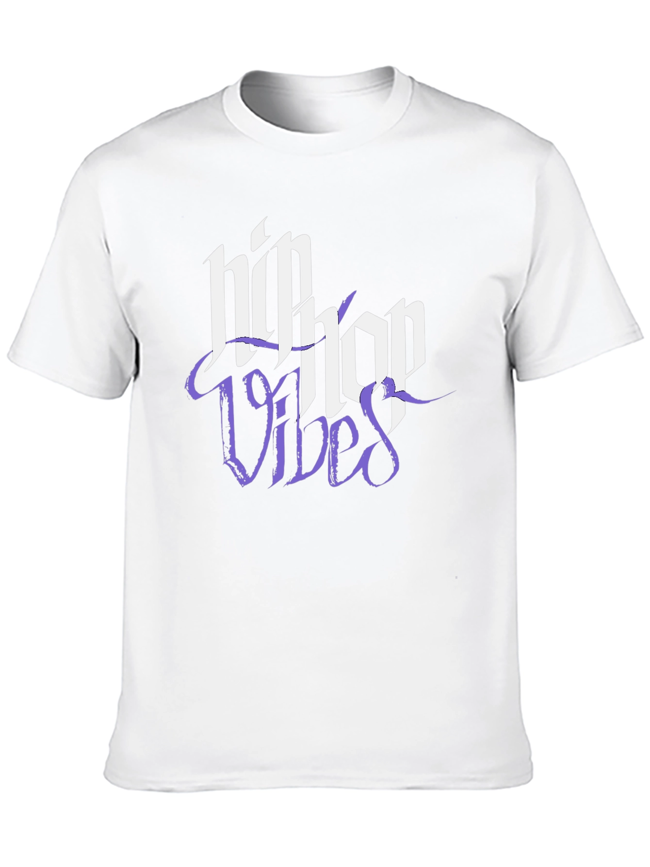 Hip Hop Vibes Black Graphic Tee