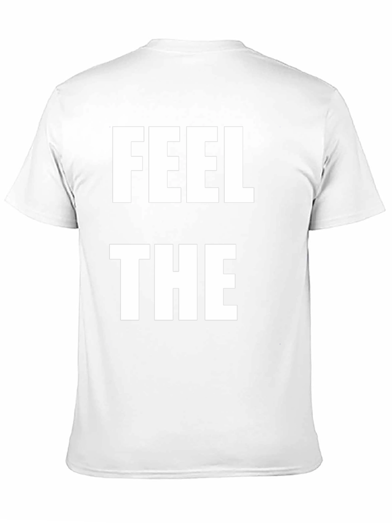 Feel The T-Shirt Black Cotton Tee