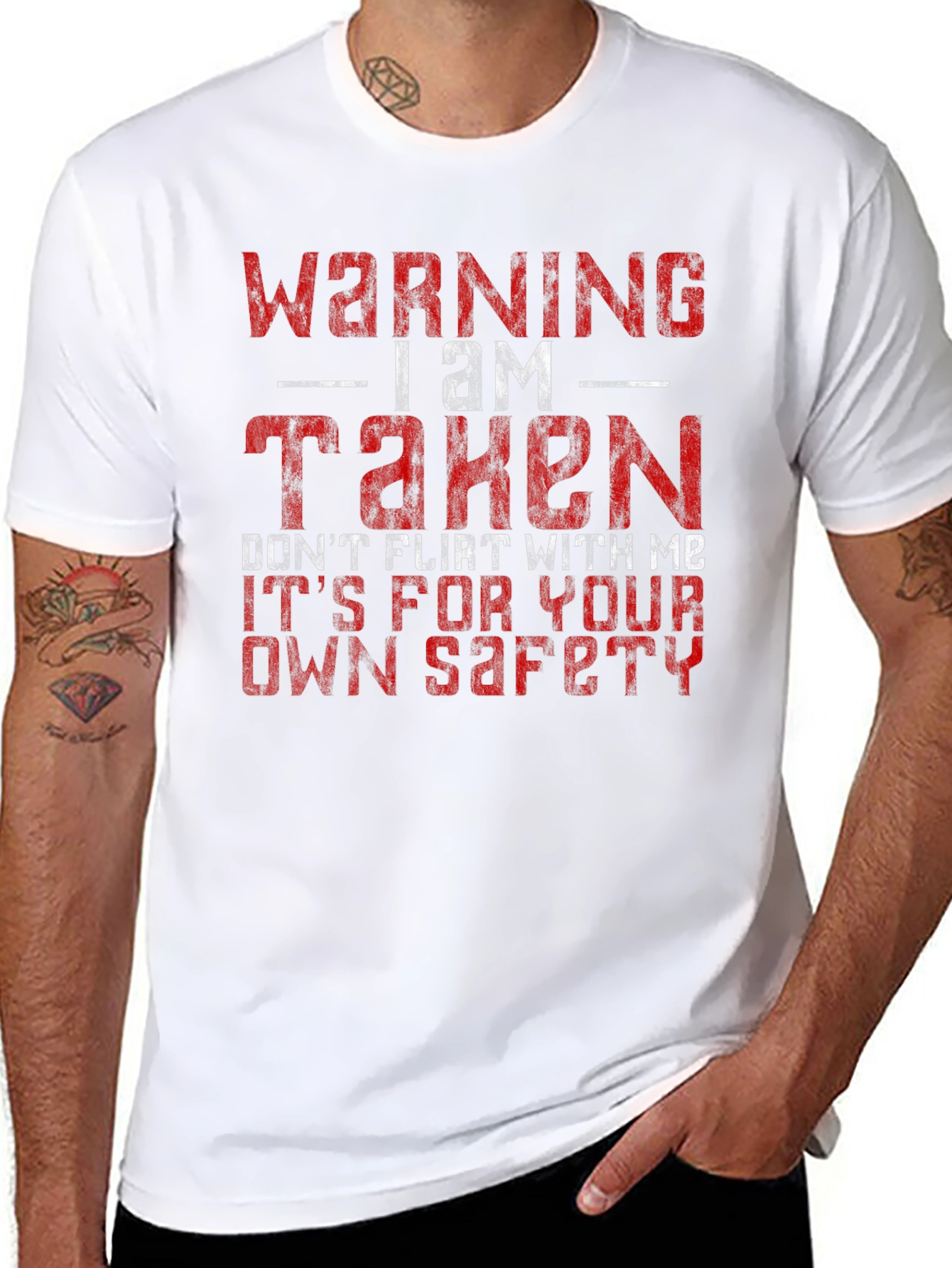 Warning I Am Taken Graphic Tee