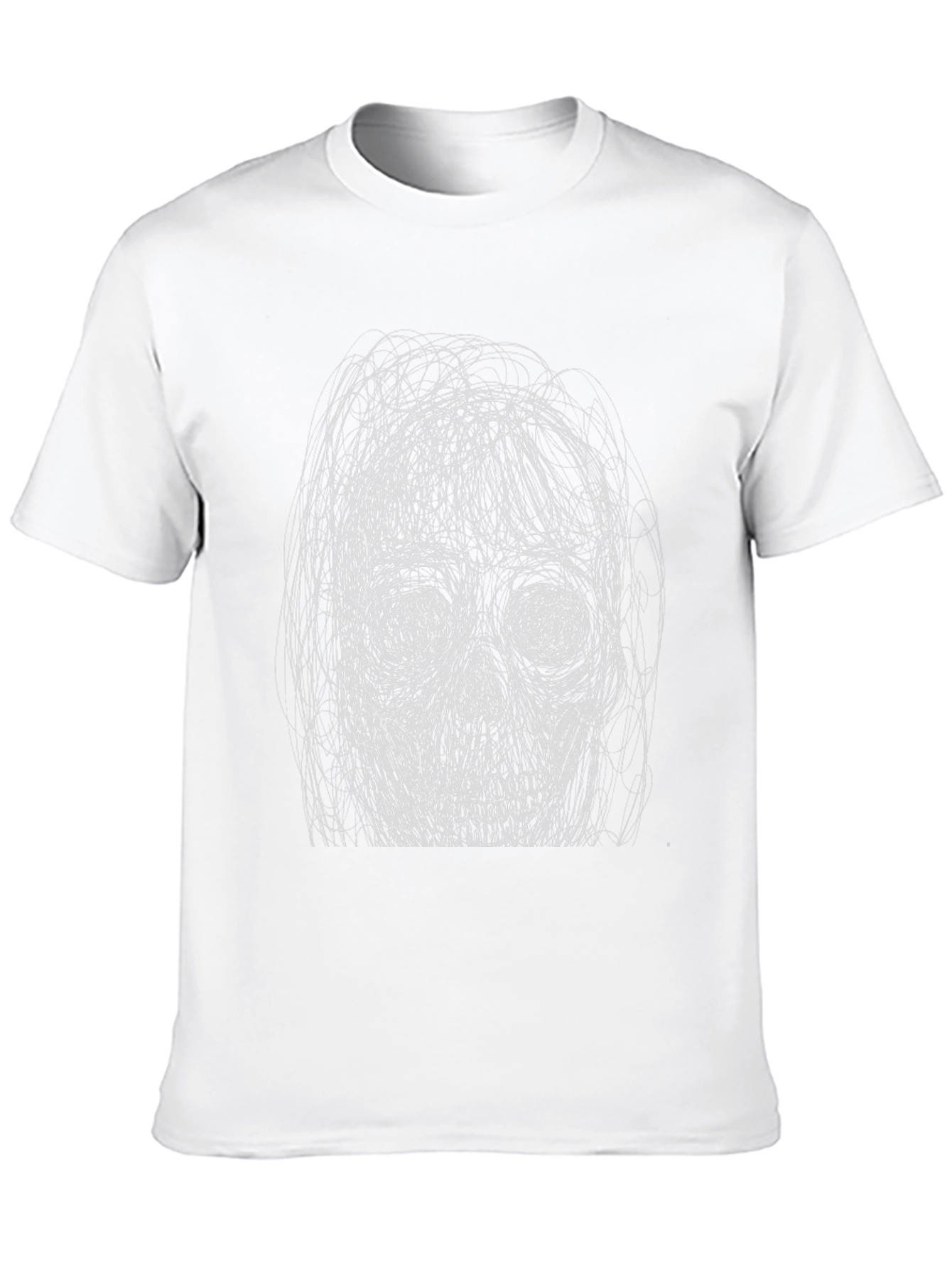 Skull Graphic Black T-Shirt - Edgy Fashion Tee