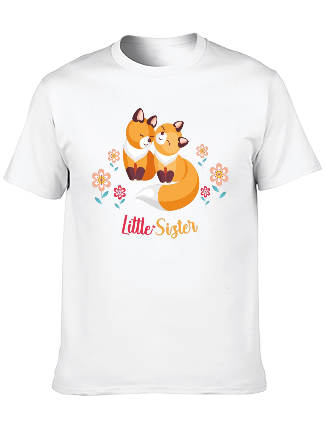 Little Sister Fox Graphic T-Shirt