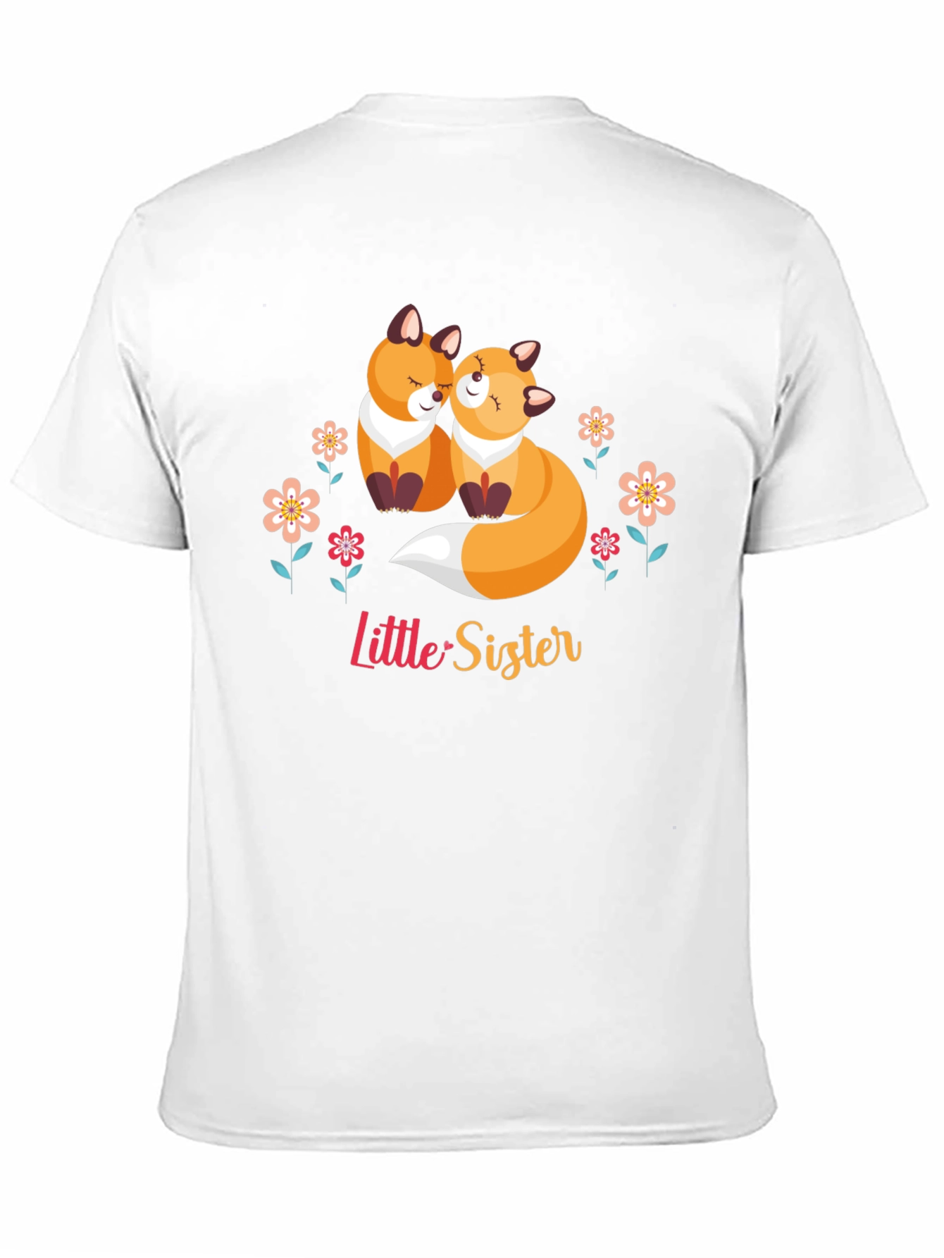 Little Sister Fox Graphic T-Shirt